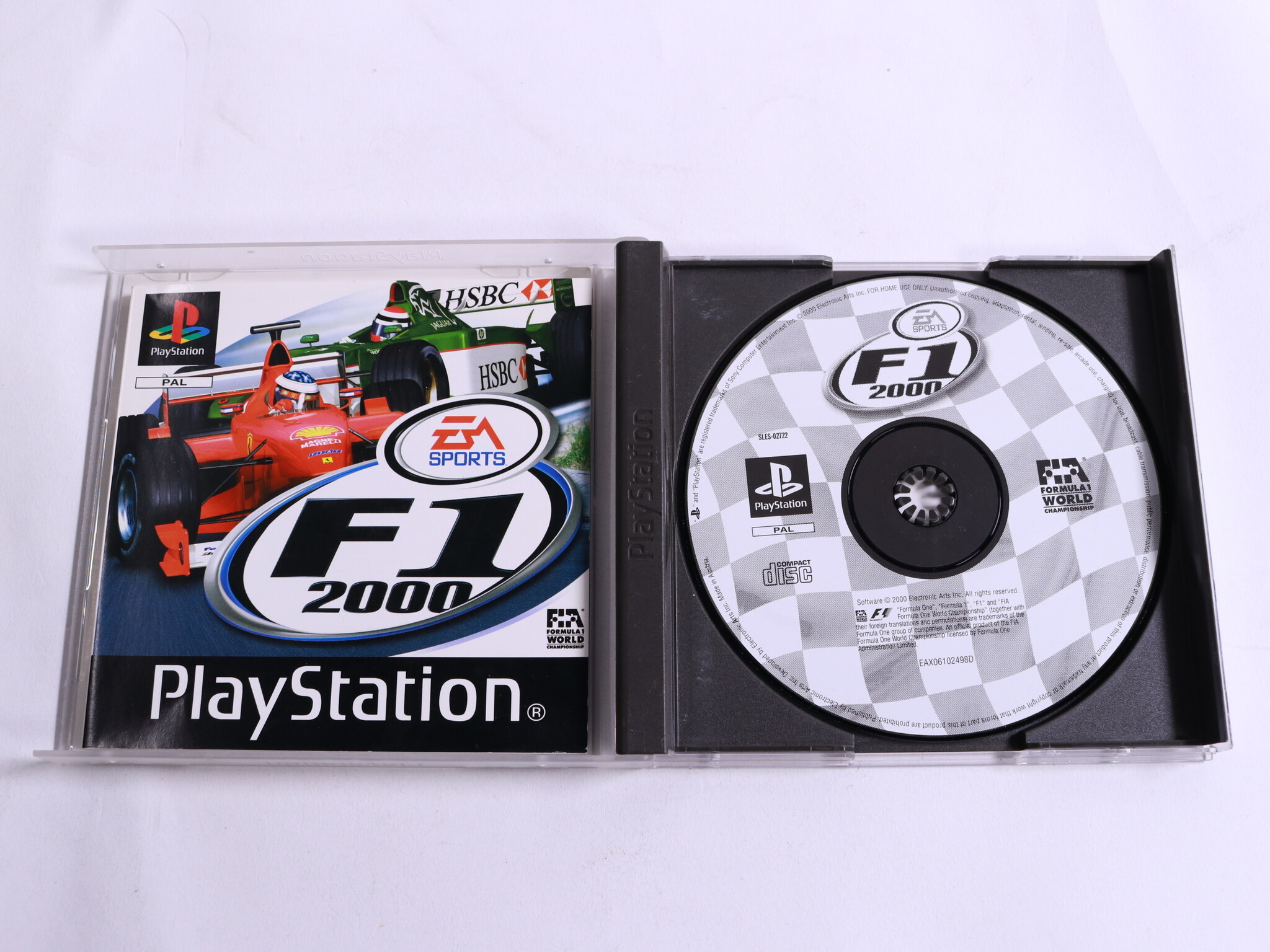 PlayStation 1 - F1 2000 - EA Sports - productfoto 2