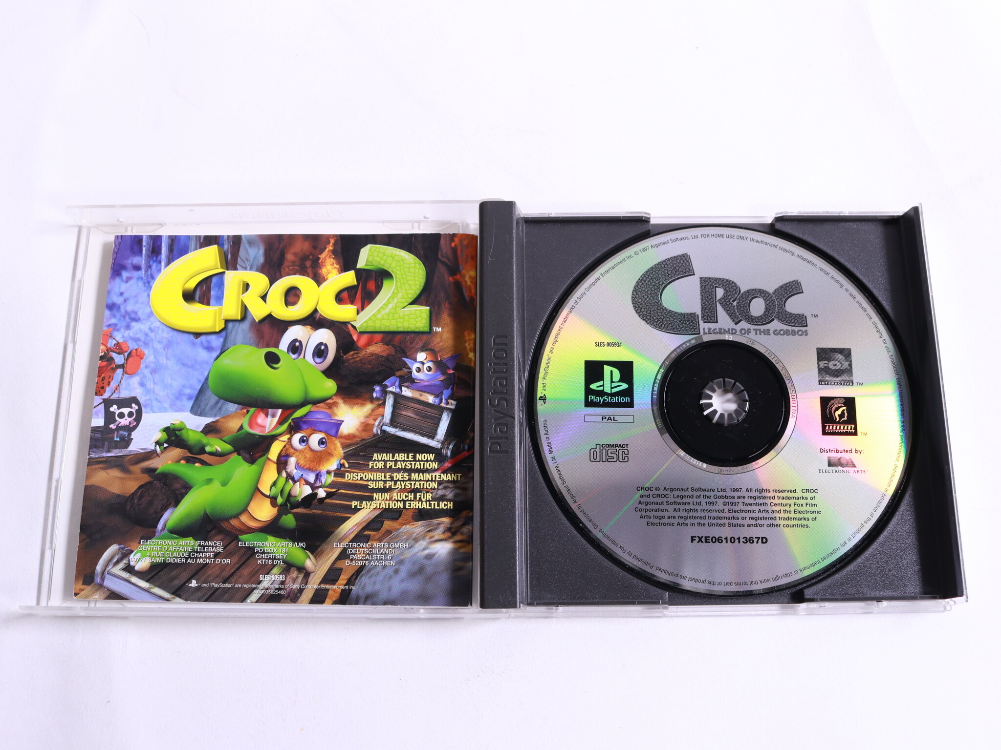PlayStation 1 - Croc: Legend of the Gobbos [Classics] - Argonaut Software - productfoto 2