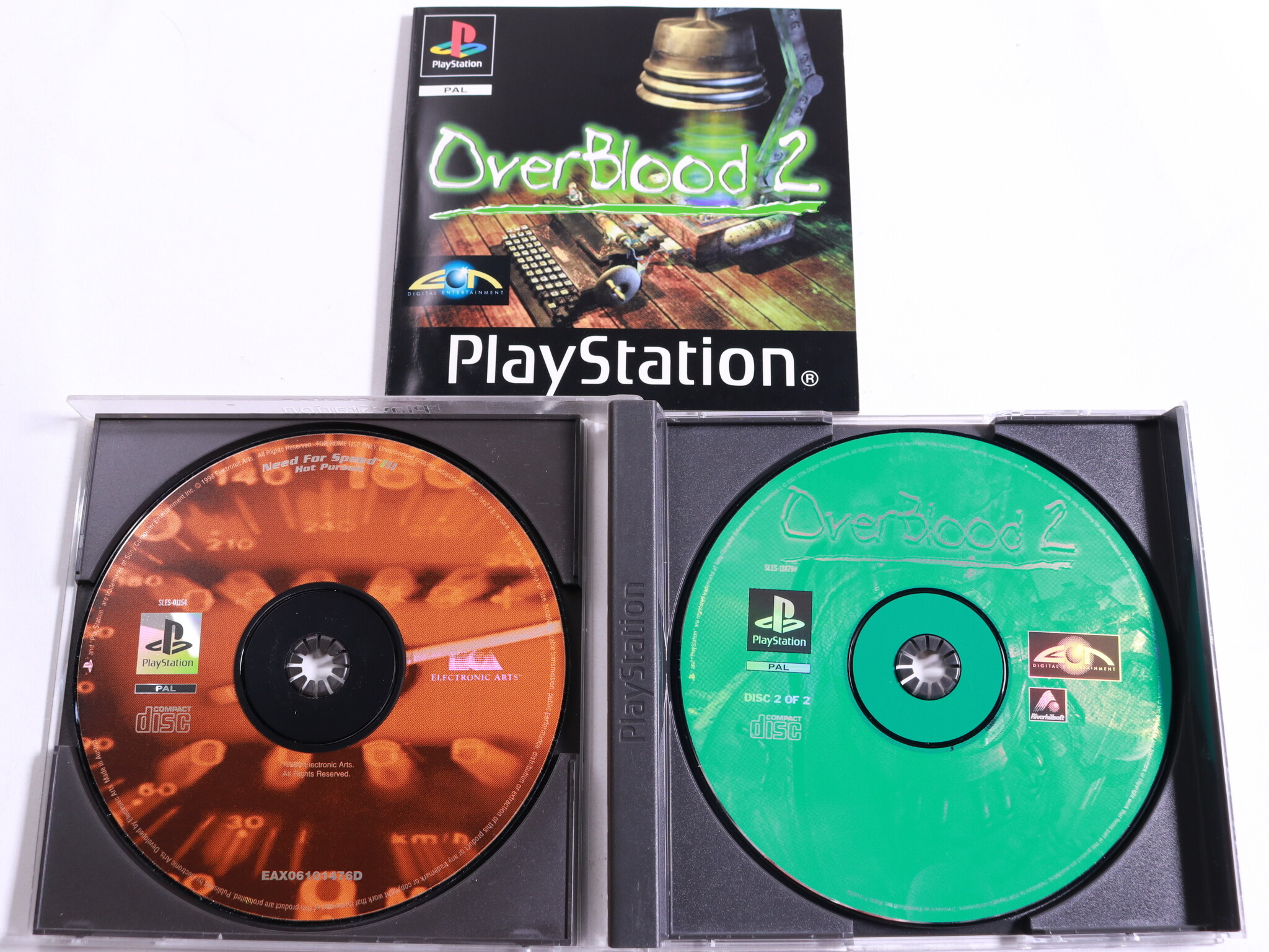 Playstation 1 - Over Blood 2 - productfoto 2