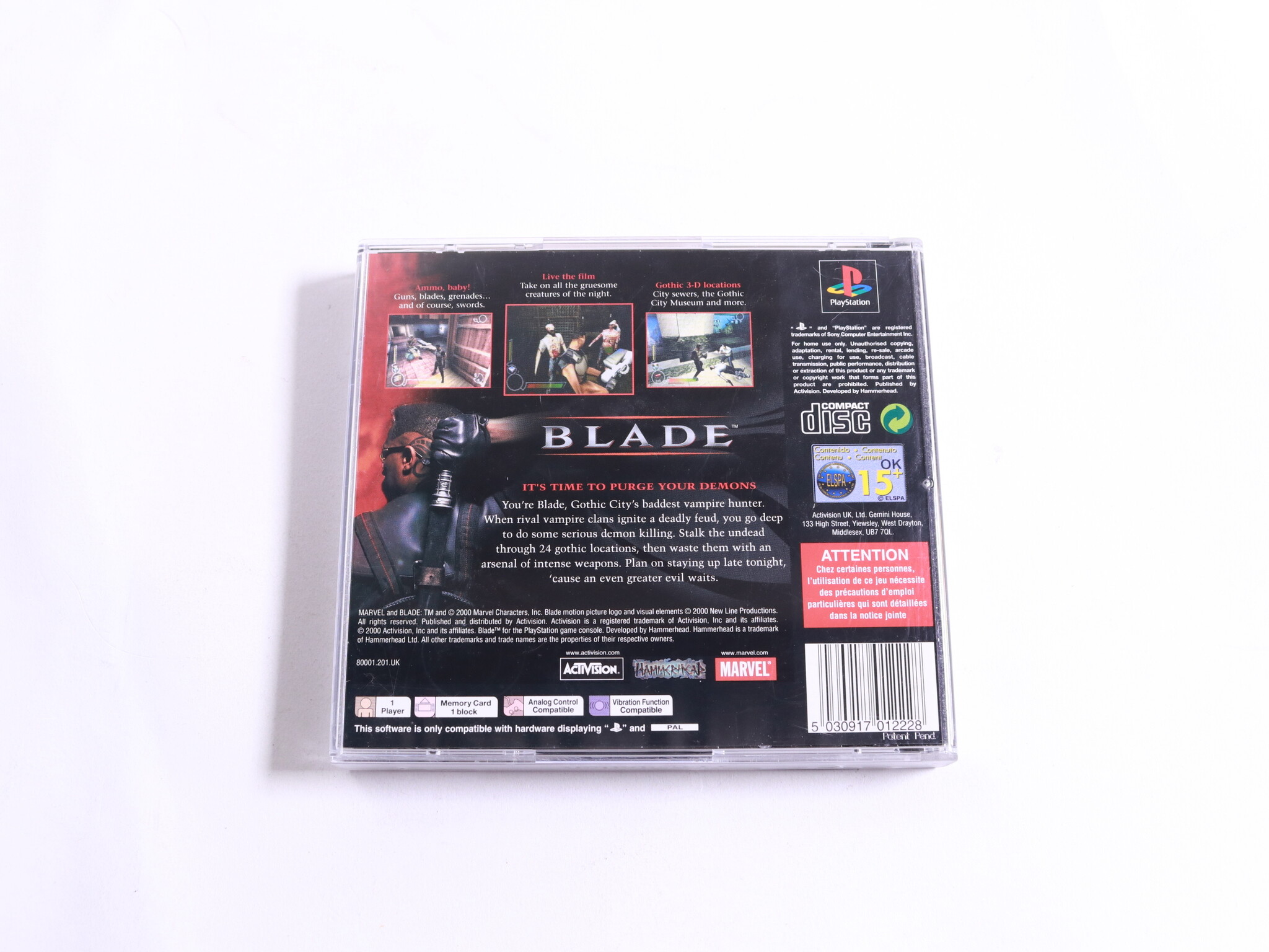 Playstation 1 - Blade - productfoto 3
