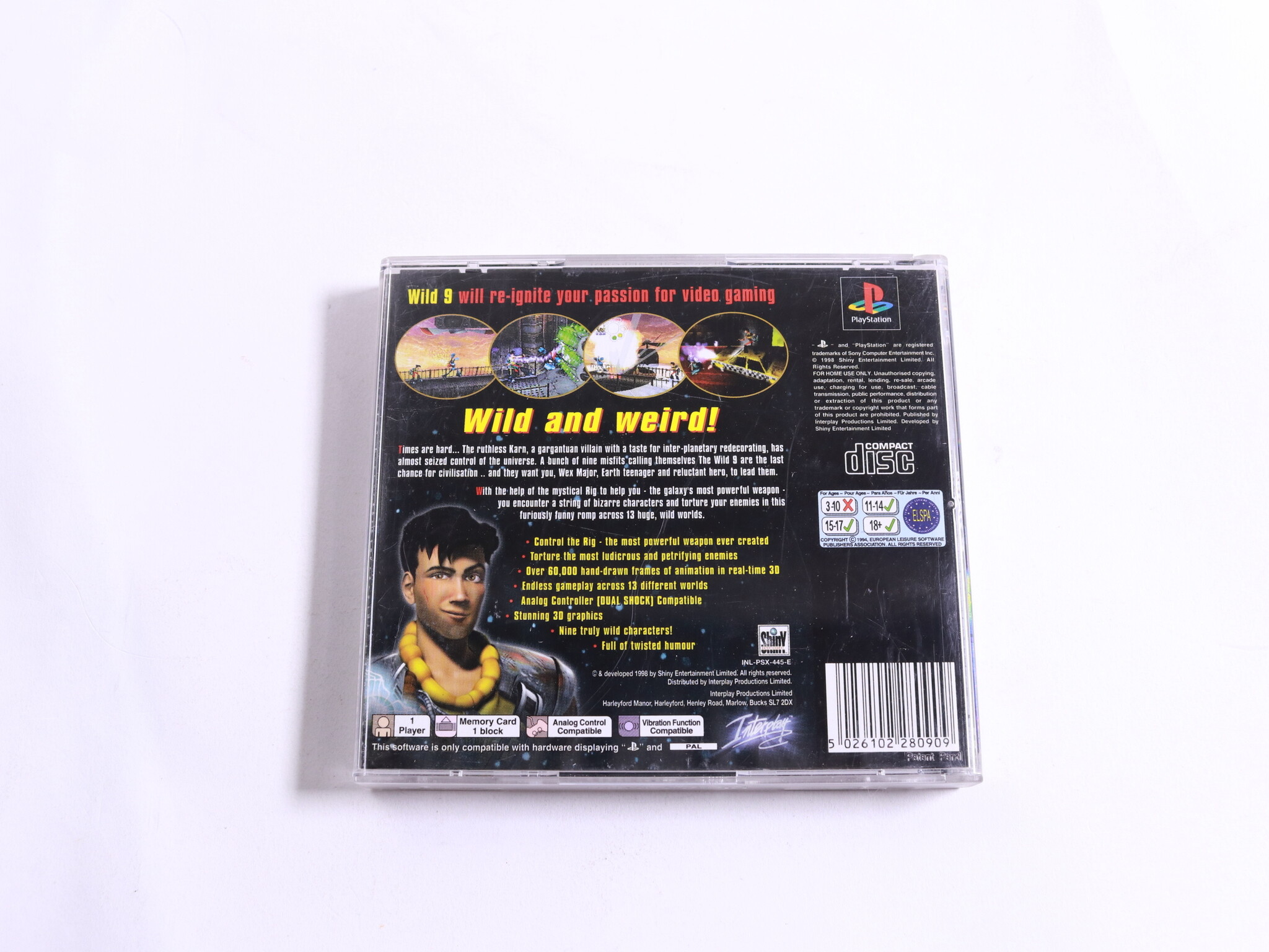 PlayStation - Wild 9 - Shiny Entertainment - productfoto 3
