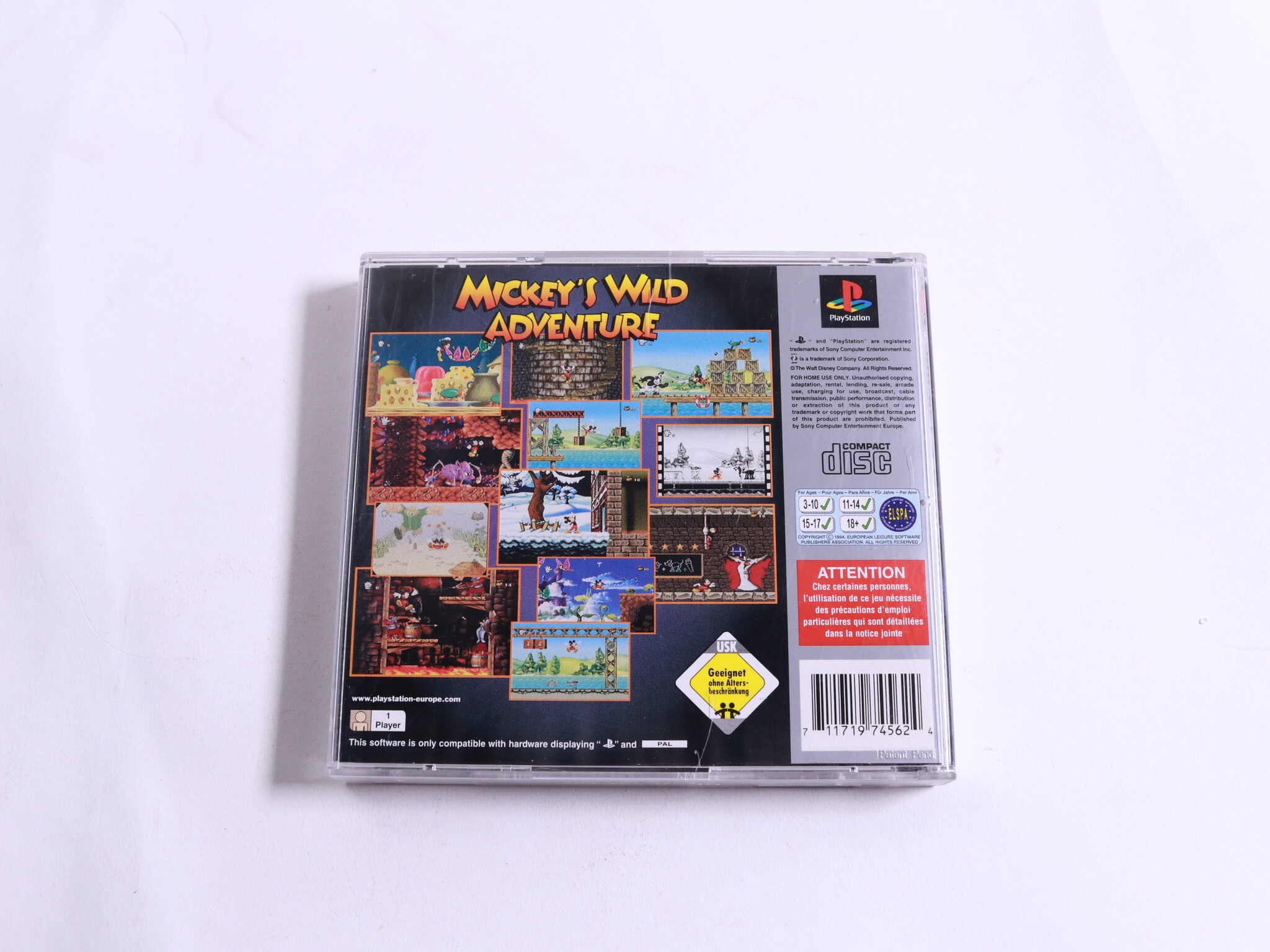 PlayStation - Mickey's Wild Adventure [Platinum Hits] - Disney Interactive Studios - productfoto 3