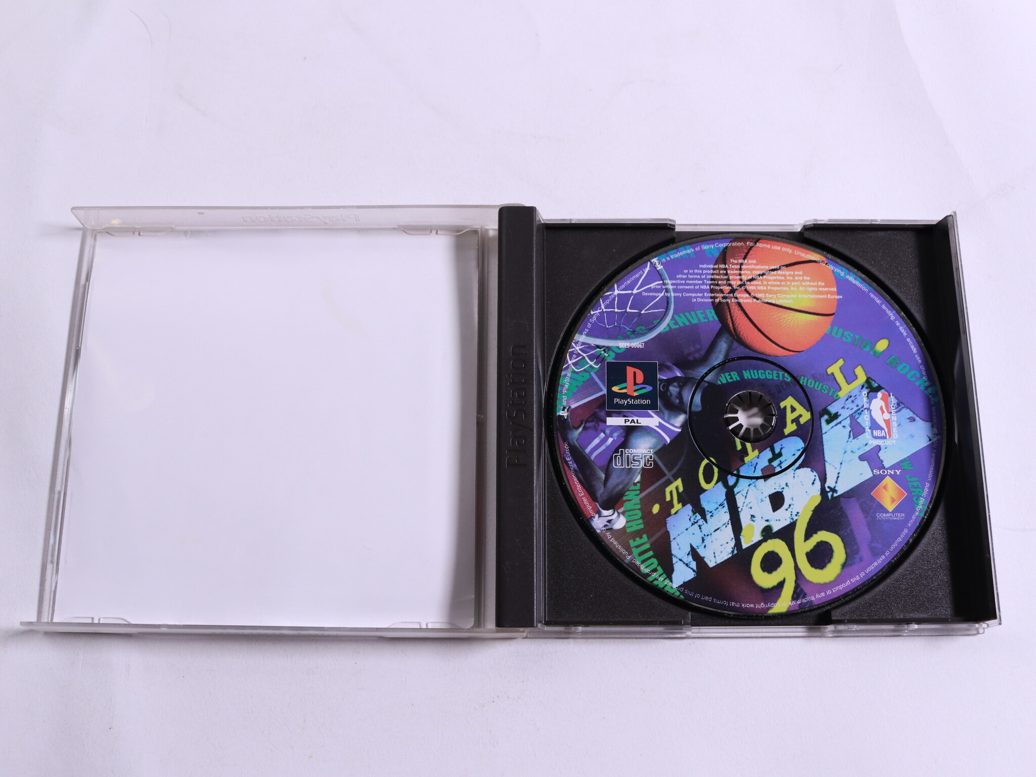 PlayStation 1 - Total NBA '96 [No Manual] - Sony Interactive Studios America - productfoto 2