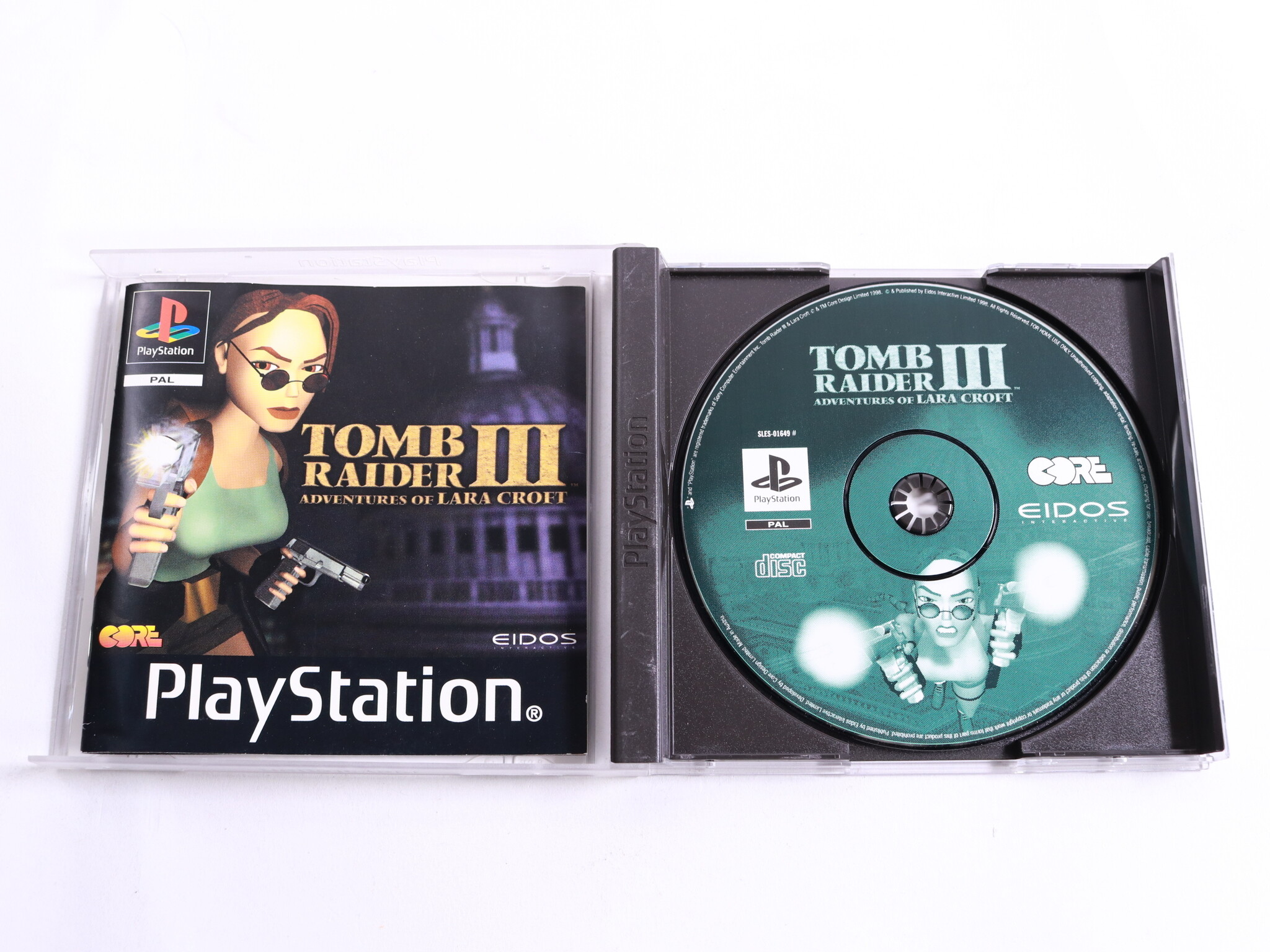 PlayStation 1 - Tomb Raider III: Adventures of Lara Croft - Core Design - productfoto 2