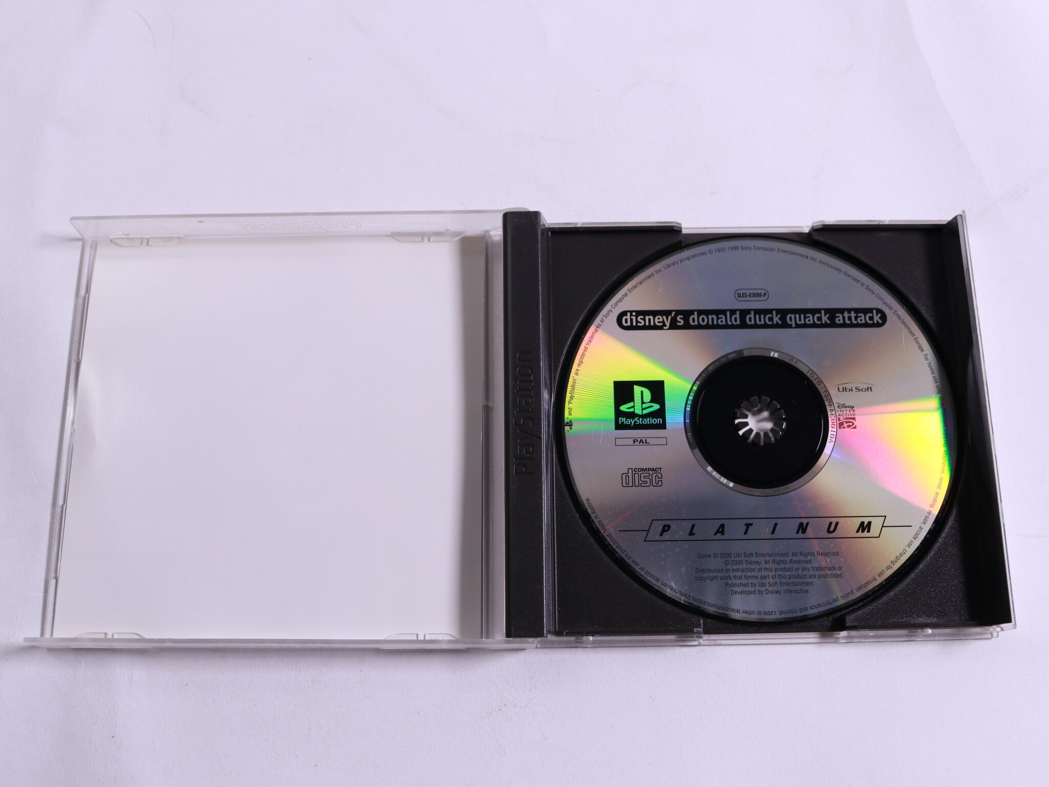 Playstation 1 - Donald Duck: Quack Attack?! [Platinum] [No Manual] - Ubisoft - productfoto 2