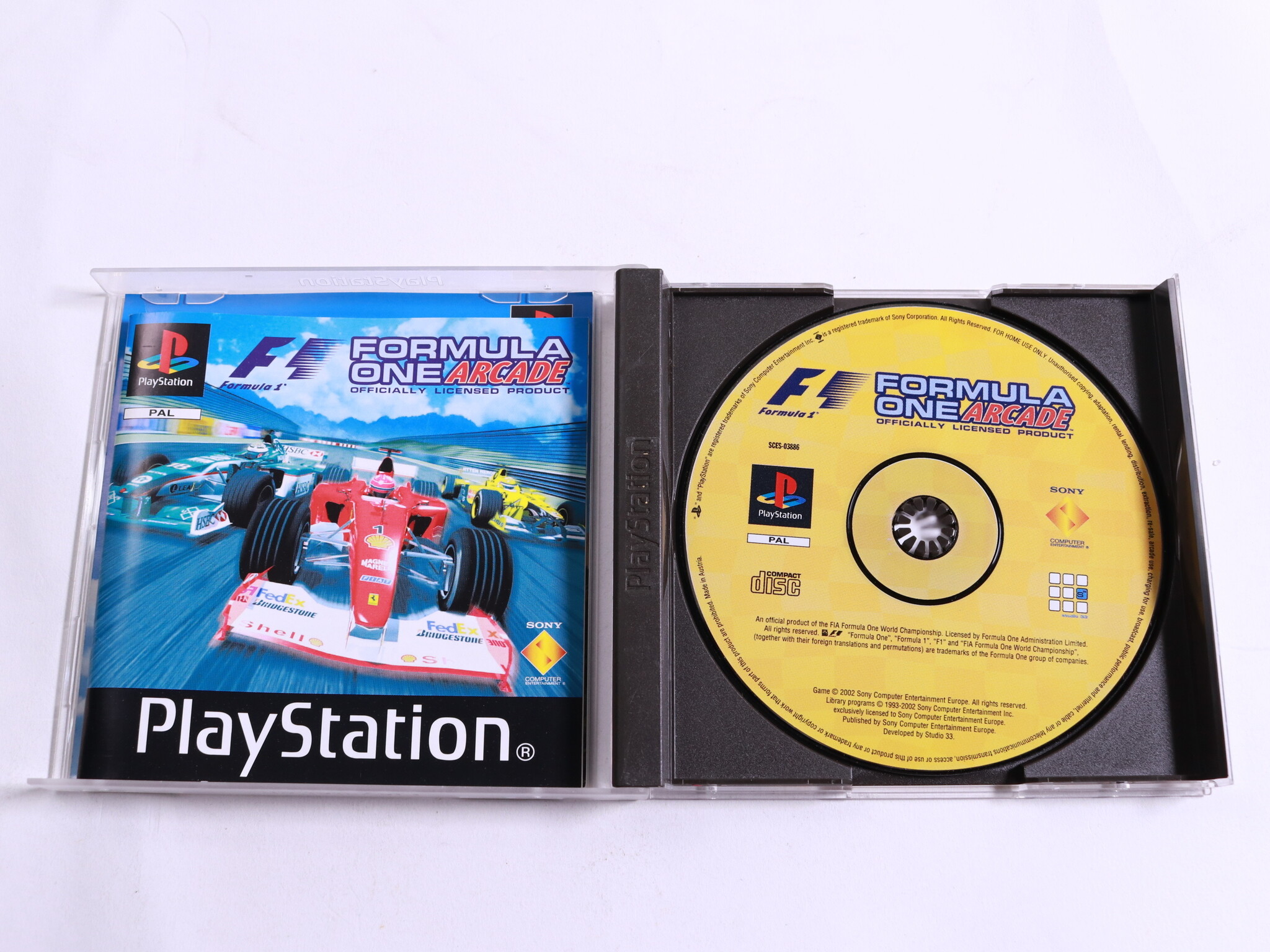 Playstation 1 - Formula One Arcade - Studio 33 - productfoto 2