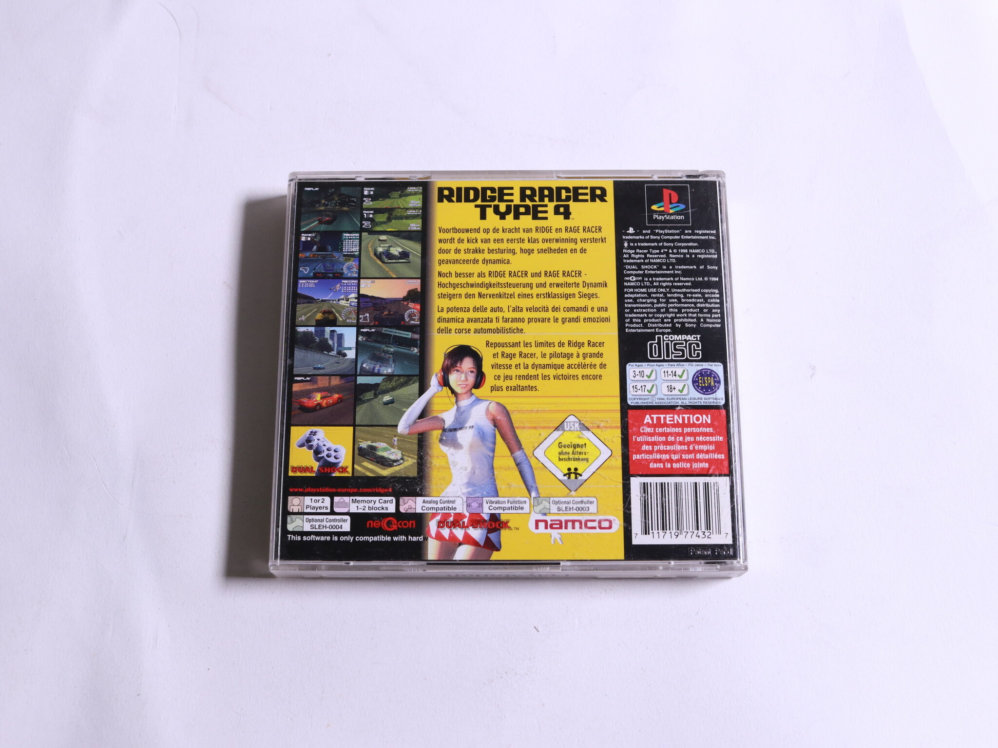 Playstation 1 - Ridge Racer Type 4 - productfoto 3