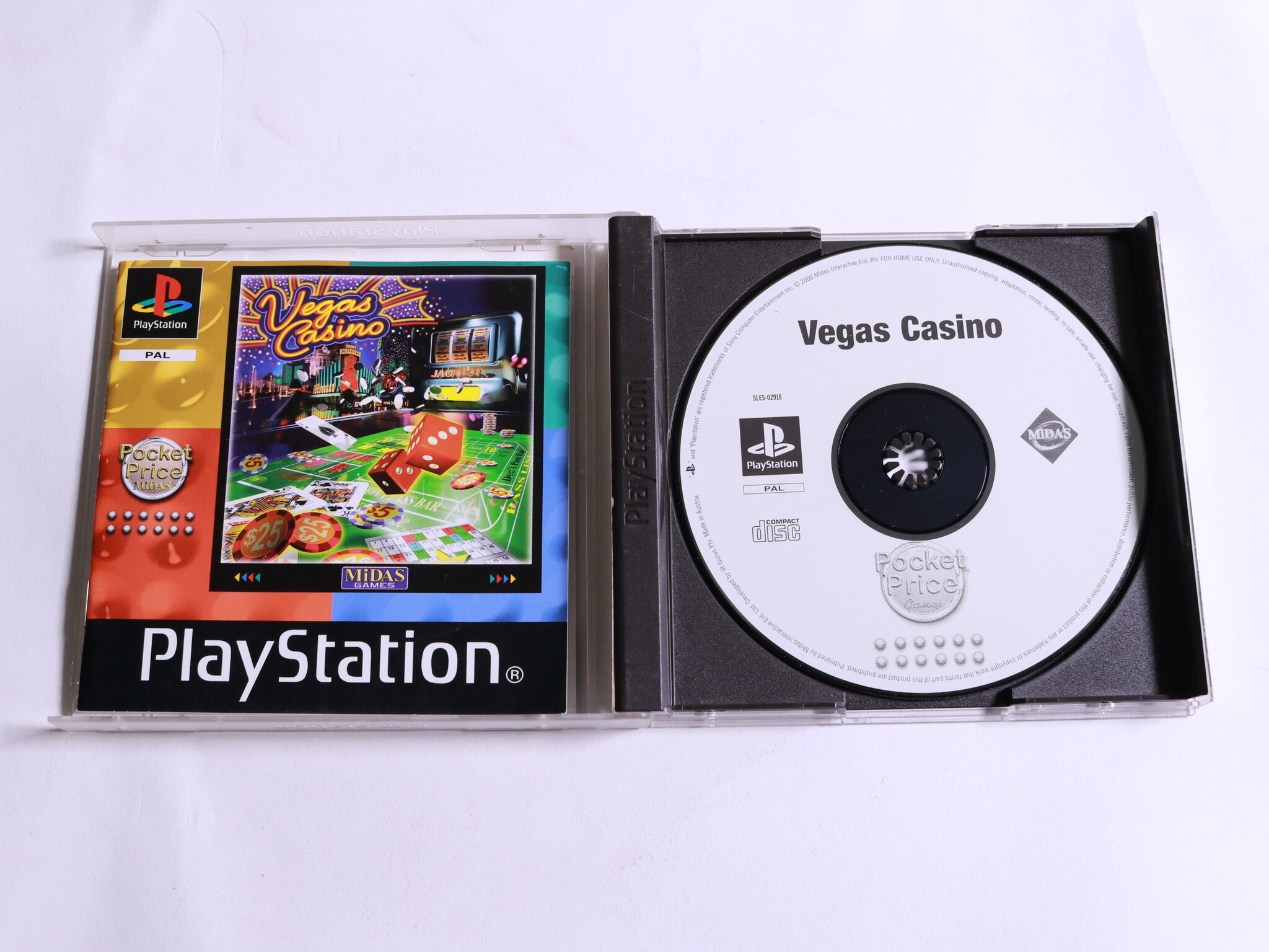 PlayStation 1 - Vegas Casino - Core Design - productfoto 2