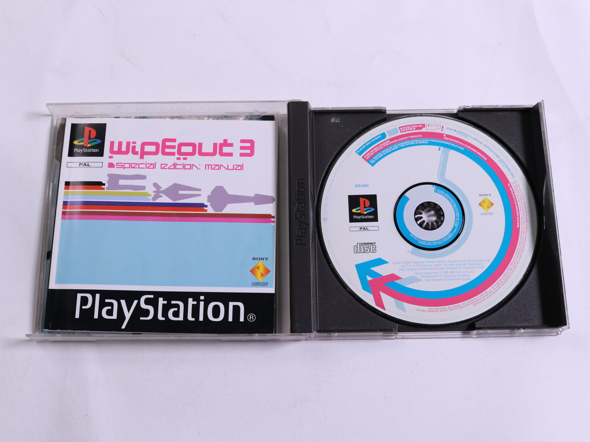 PlayStation 1 - Wipeout 3 [Special Edition] - Psygnosis - productfoto 2