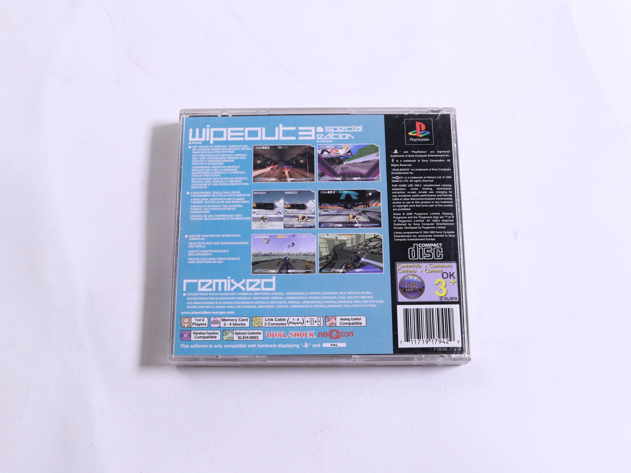 PlayStation 1 - Wipeout 3 [Special Edition] - Psygnosis - productfoto 3