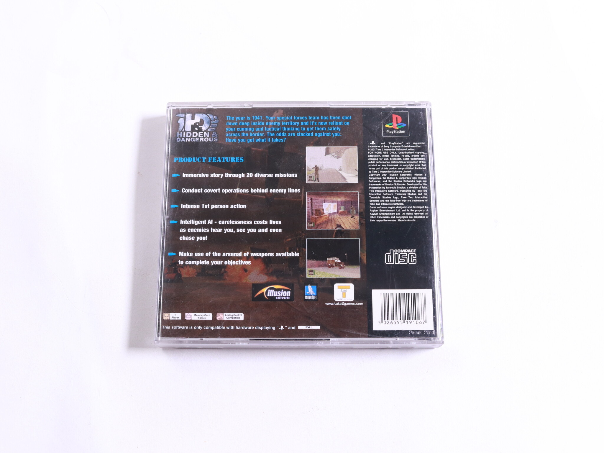 PlayStation - Hidden & Dangerous - Illusion Softworks - productfoto 3