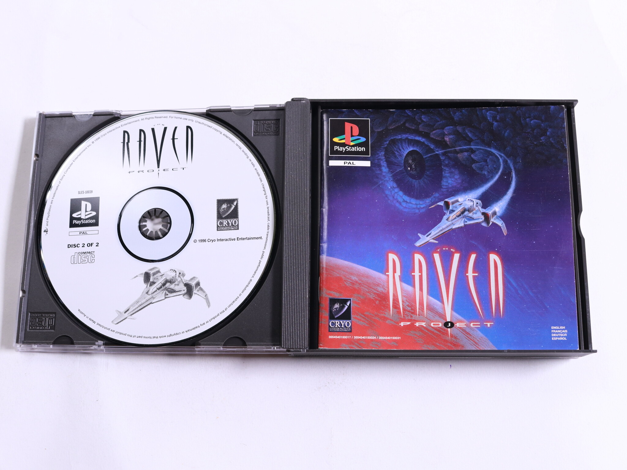 Playstation 1 - the Raven Project - Cryo Interactive - productfoto 2