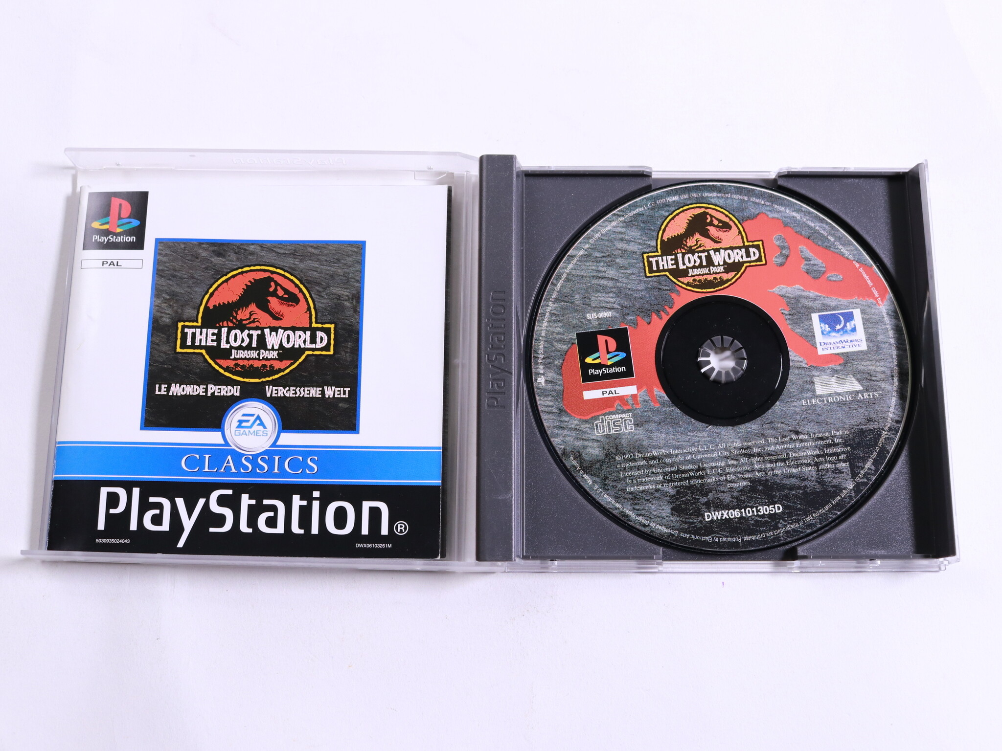 Playstation 1 - The Lost World: Jurassic Park [Classics] - DreamWorks Interactive - productfoto 2