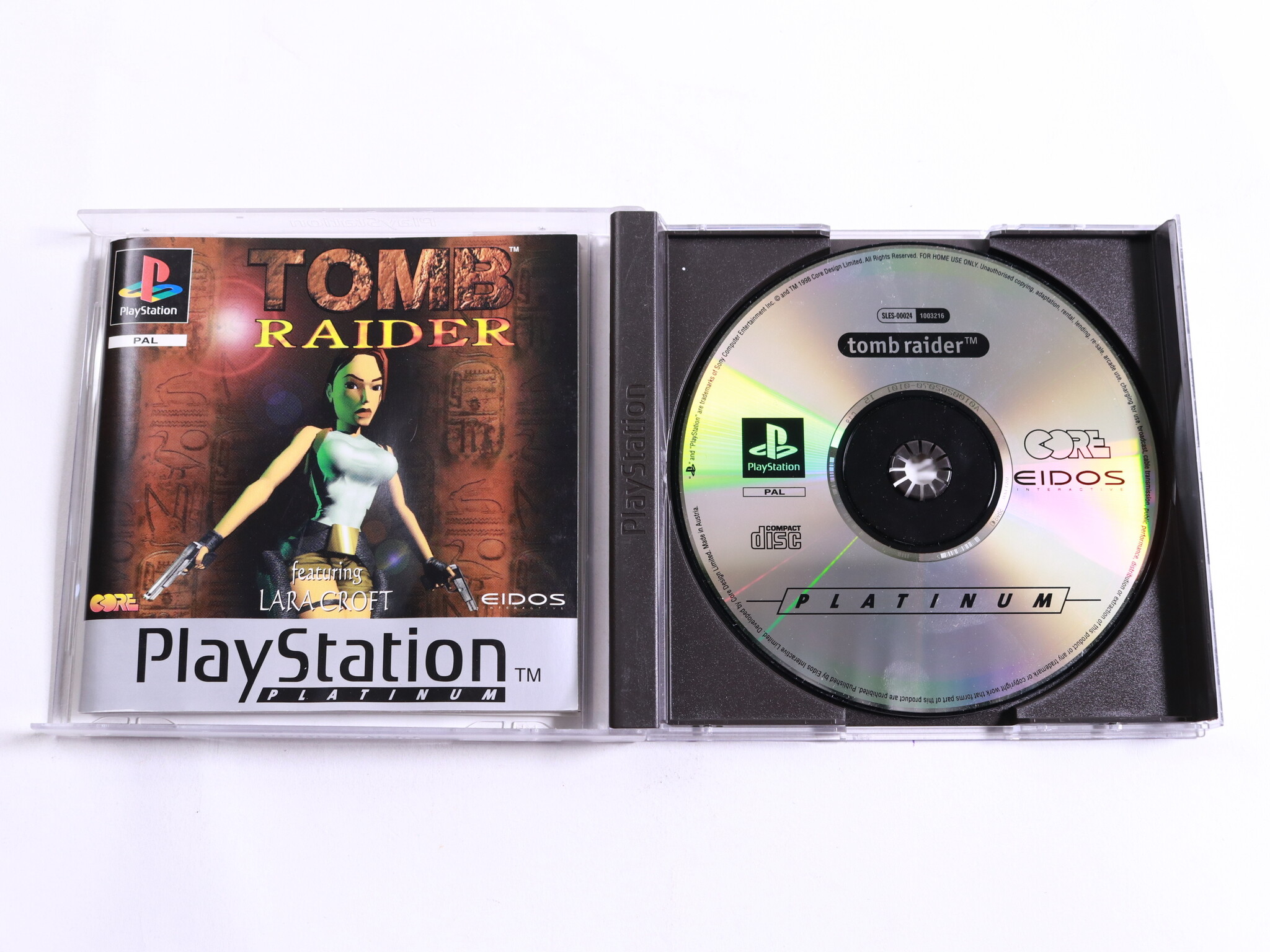 Playstation 1 - Tomb Raider [Platinum] - productfoto 2
