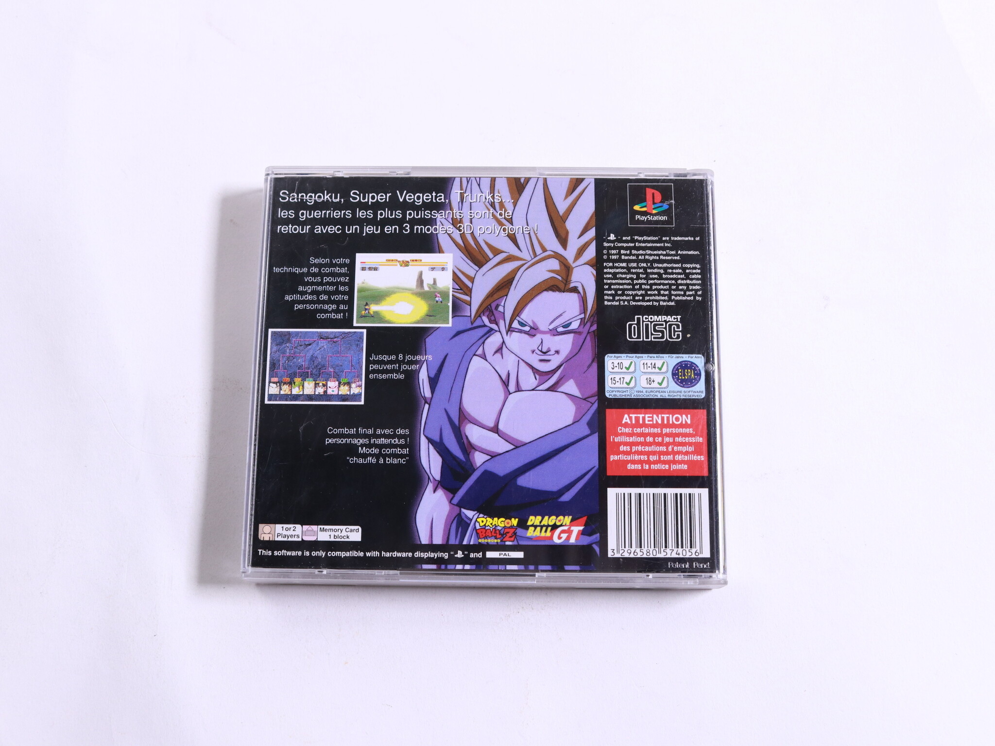 Playstation 1 - Dragon Ball GT: Final Bout - Bandai Namco Entertainment - productfoto 3