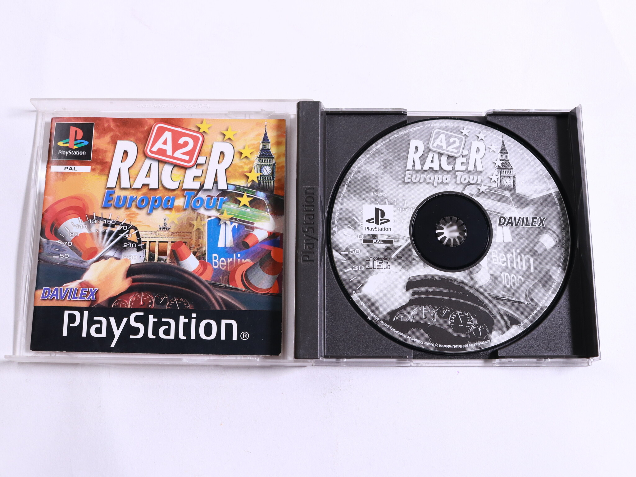 PlayStation 1 - A2 Racer: Europa Tour - Davilex Games - productfoto 2