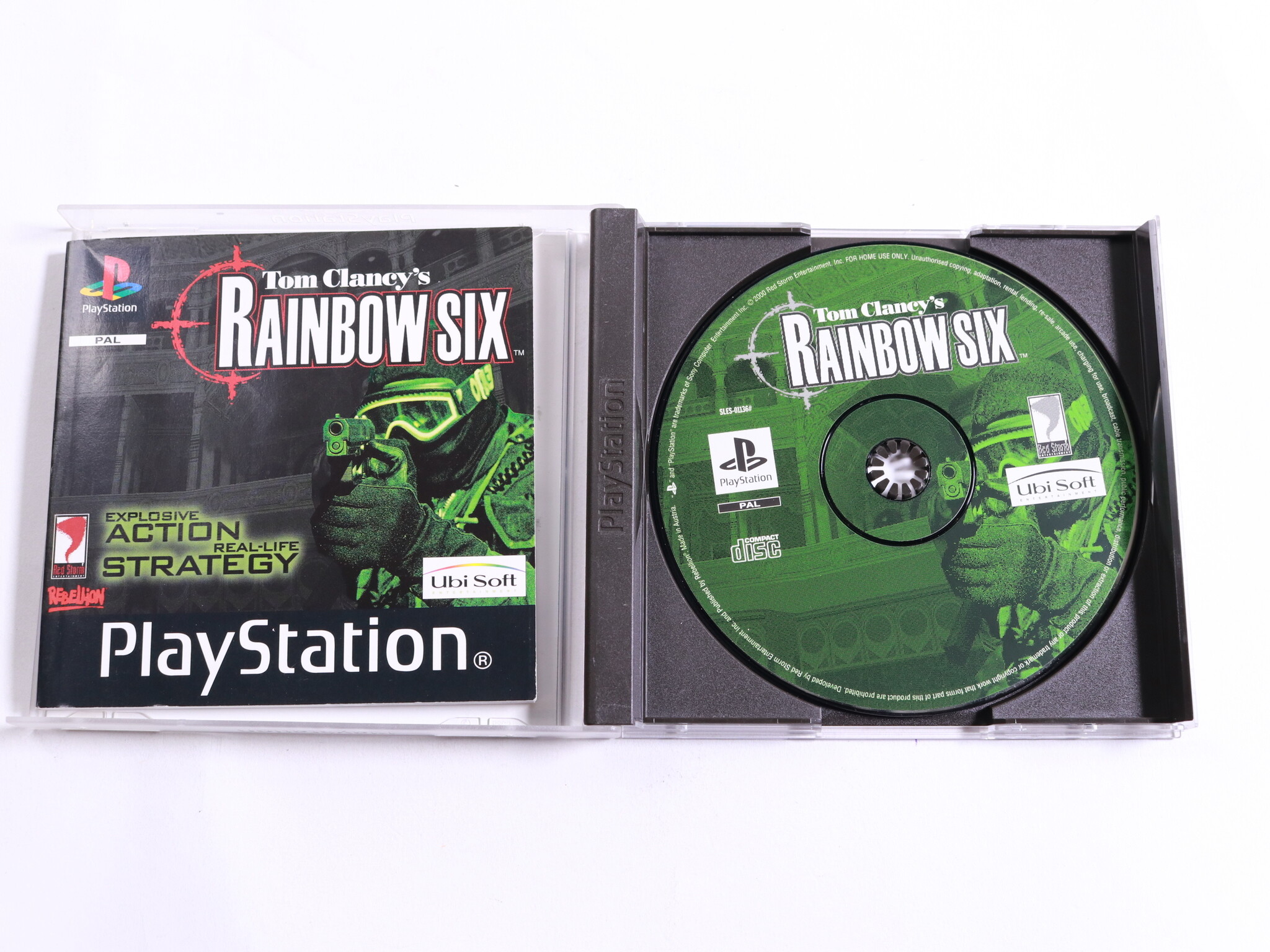 Playstation 1 - Tom Clancy's Rainbow Six - Red Storm Entertainment - productfoto 2