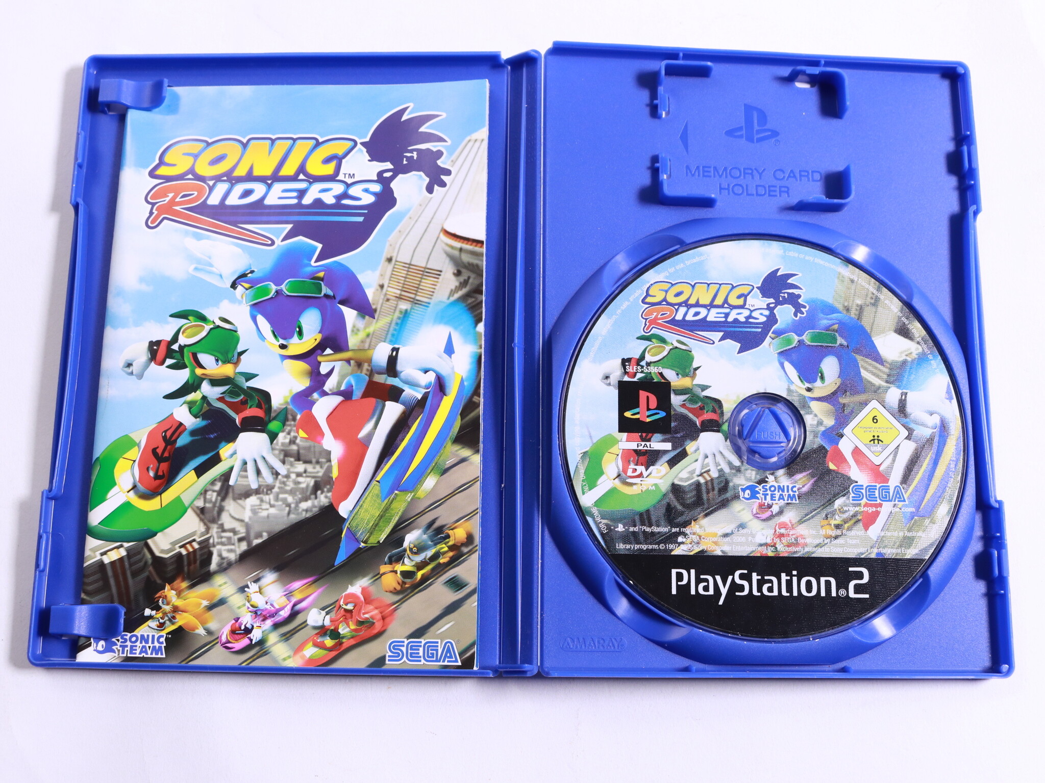 Playstation 2 - Sonic Riders - Sega - productfoto 2