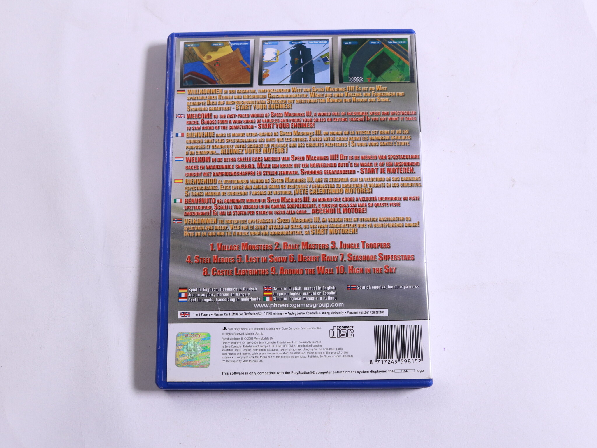 PlayStation 2 - Speed Machines 3 - Midas Interactive Entertainment - productfoto 3