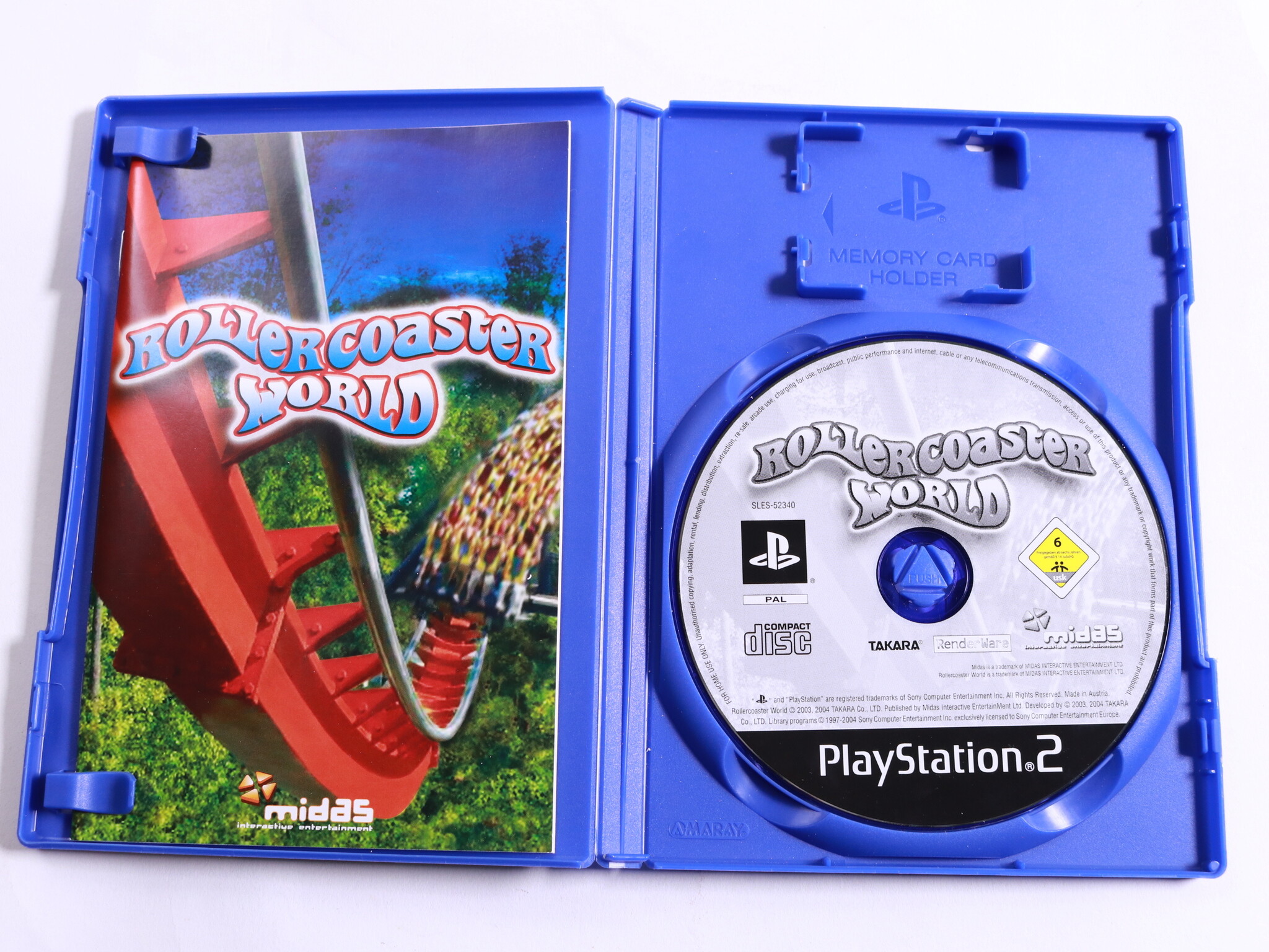Playstation 2 - Rollercoaster World - Midas Interactive Entertainment - productfoto 2