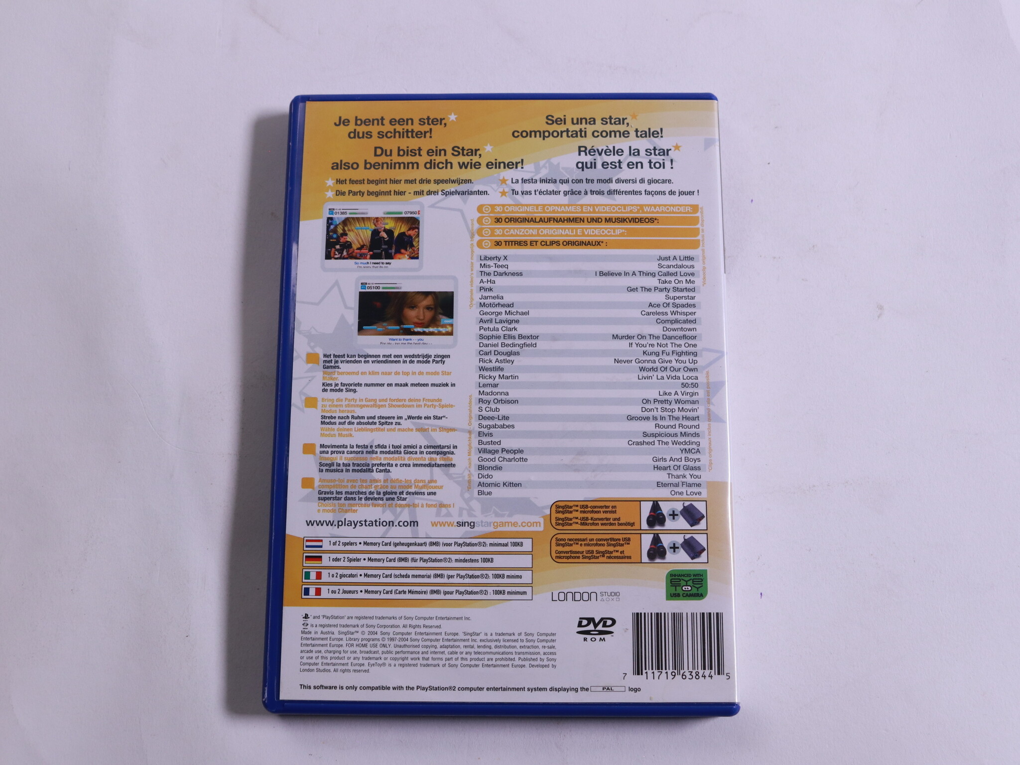 Playstation 2 - Singstar - PlayStation - productfoto 3
