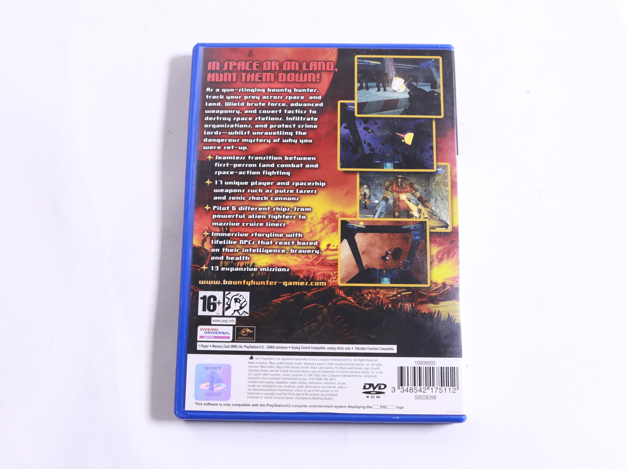 PlayStation 2 - Mace Griffin: Bounty Hunter - Warthog Games - productfoto 3