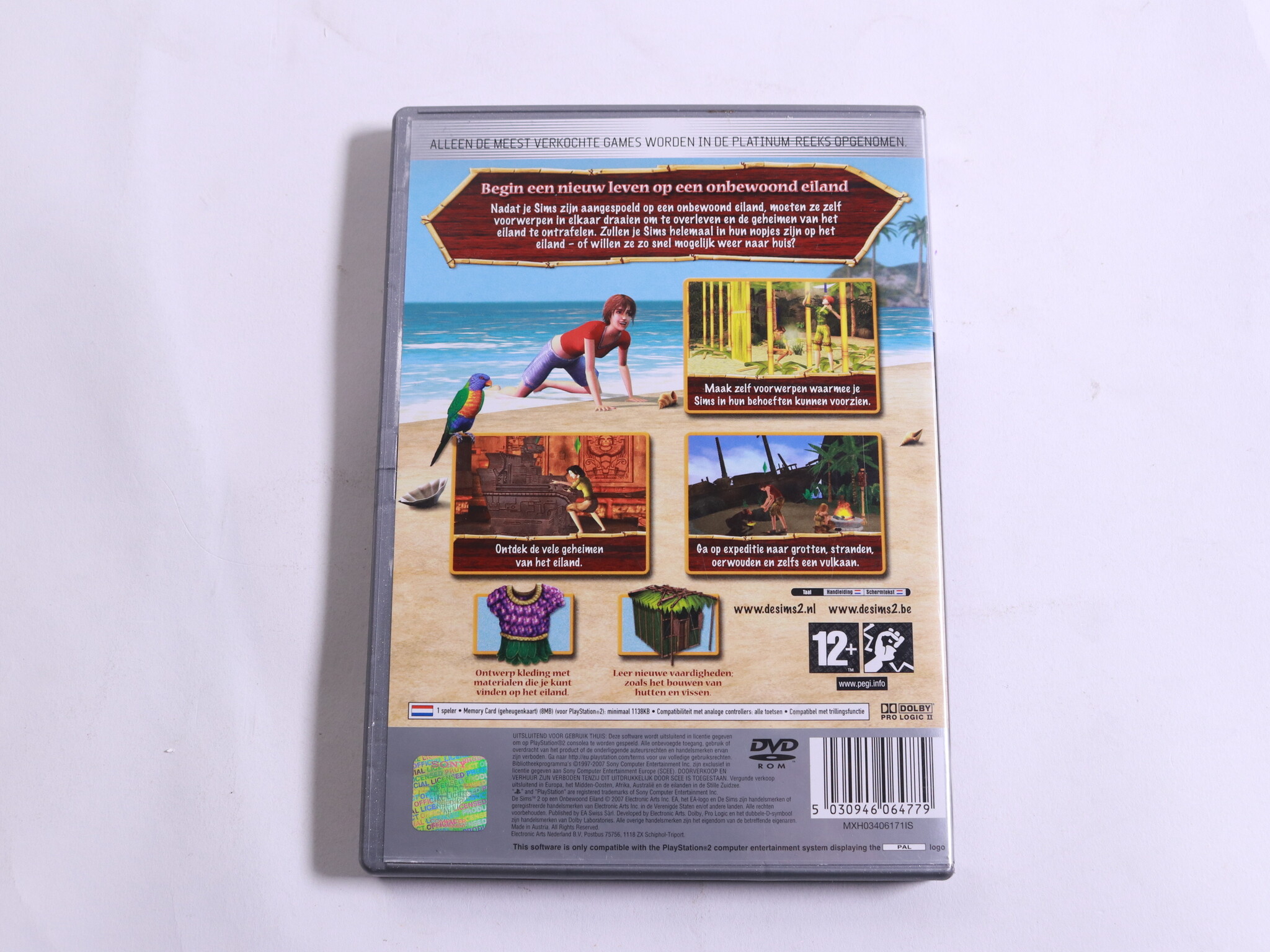 Playstation 2 - The Sims 2: Castaway [Platinum] - Electronic Arts - productfoto 3