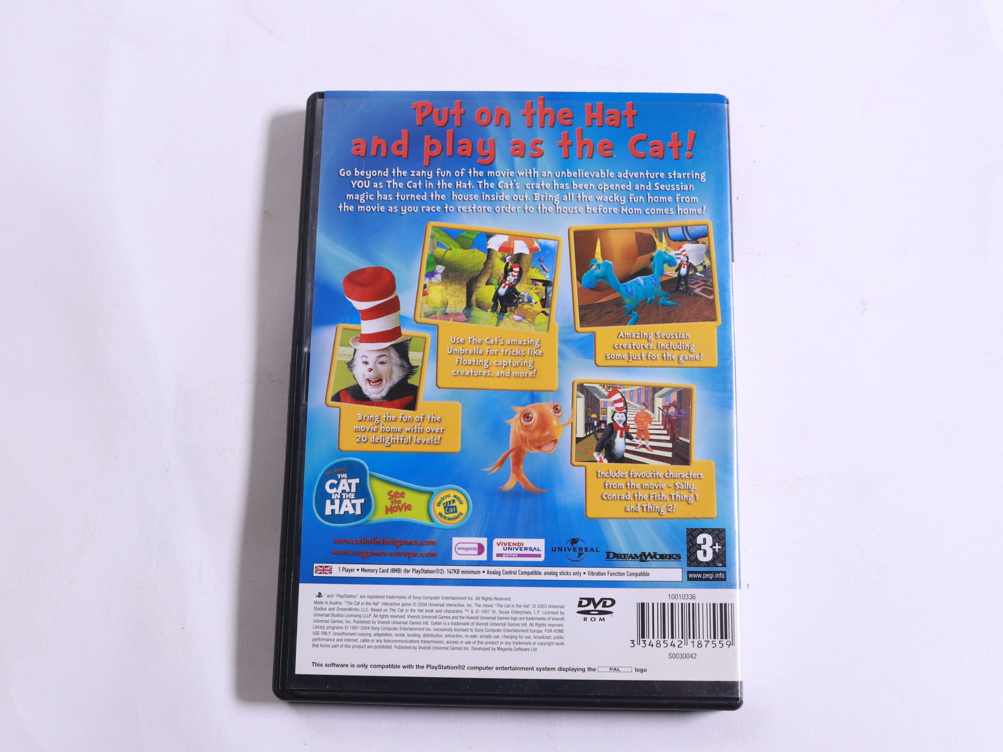 Playstation 2 - The Cat in the Hat - Magenta Software - productfoto 3