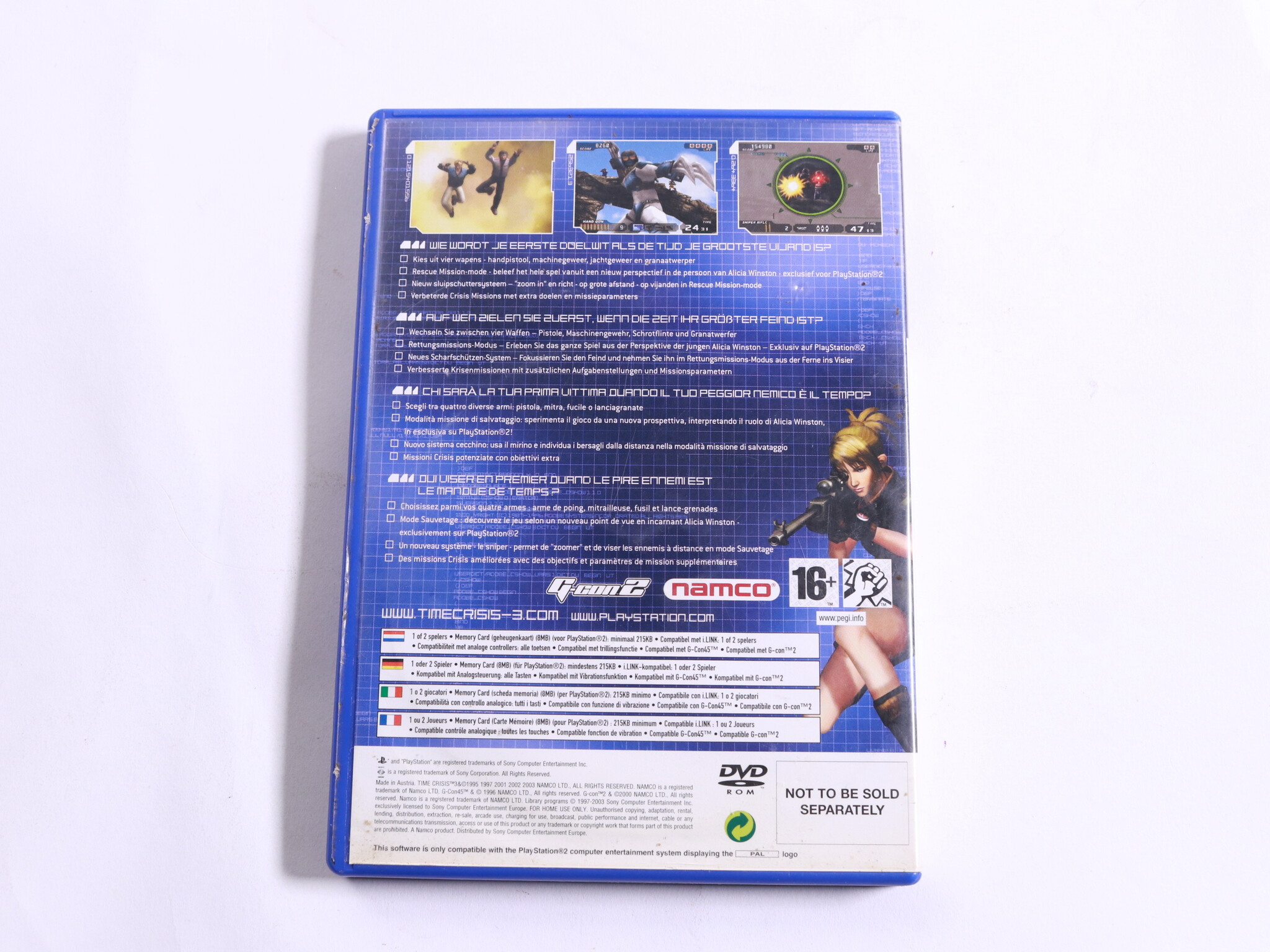 Playstation 2 - Time Crisis 3 - Namco - productfoto 3
