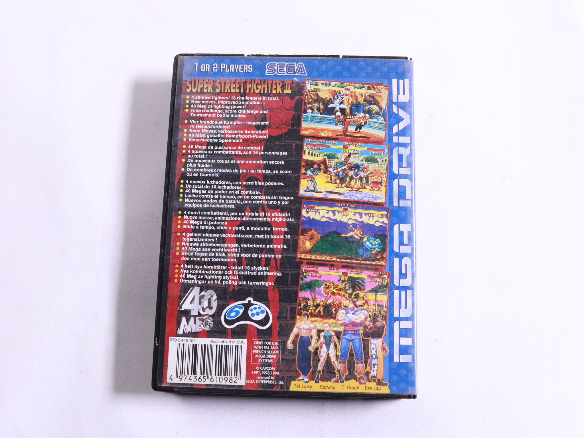 SEGA Mega Drive - Super Street Fighter II [No Manual] - Capcom - productfoto 3