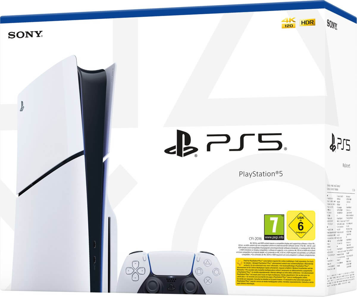 Sony PlayStation 5 Slim 1TB Disc Edition Wit