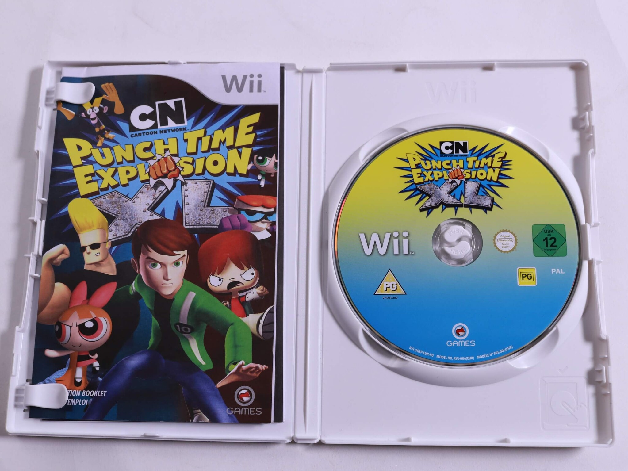 Wii - Punch Time Explosion XL - Papaya Studio - productfoto 2