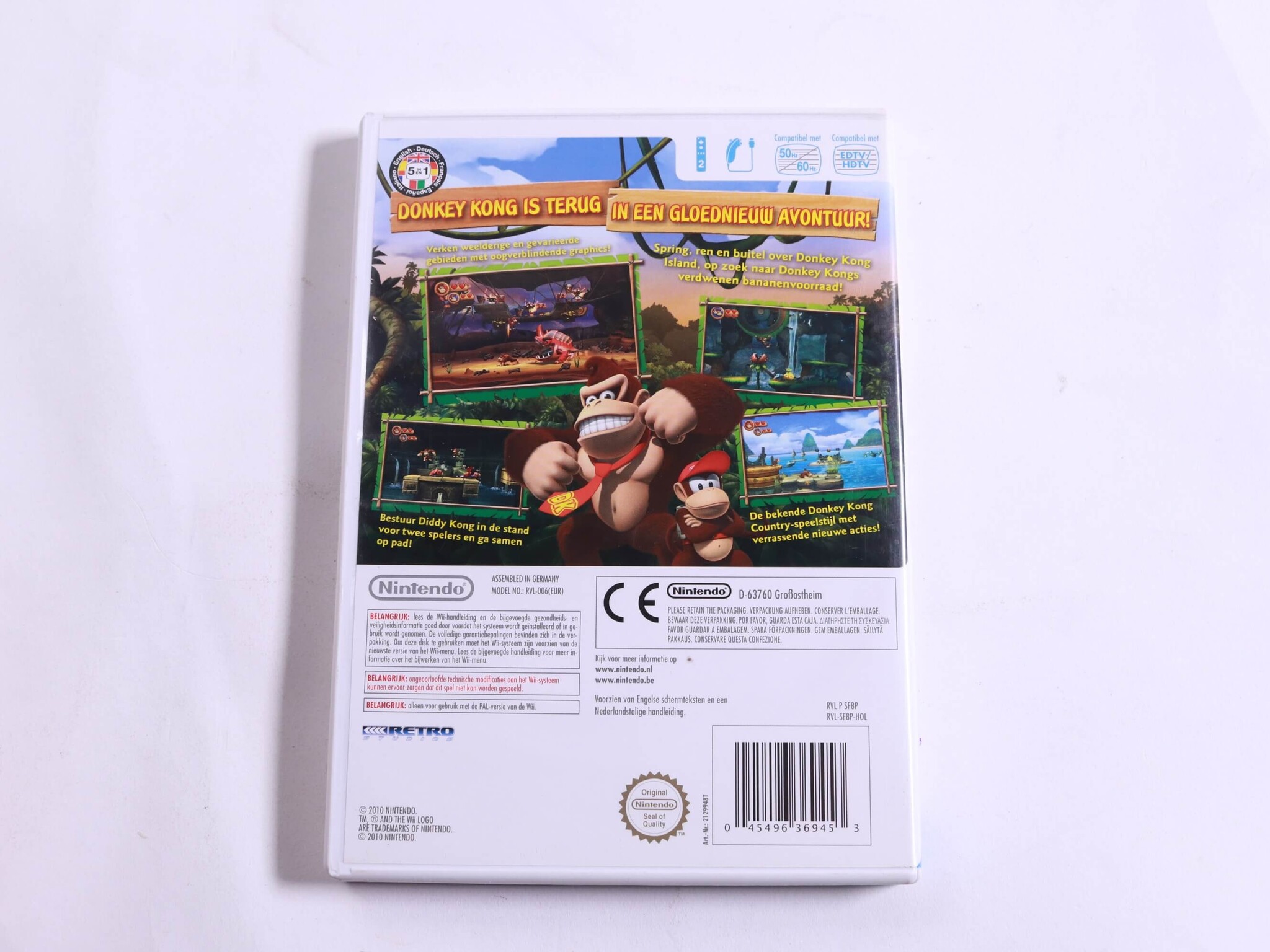 Wii - Donkey Kong Country Returns - Nintendo - productfoto 3