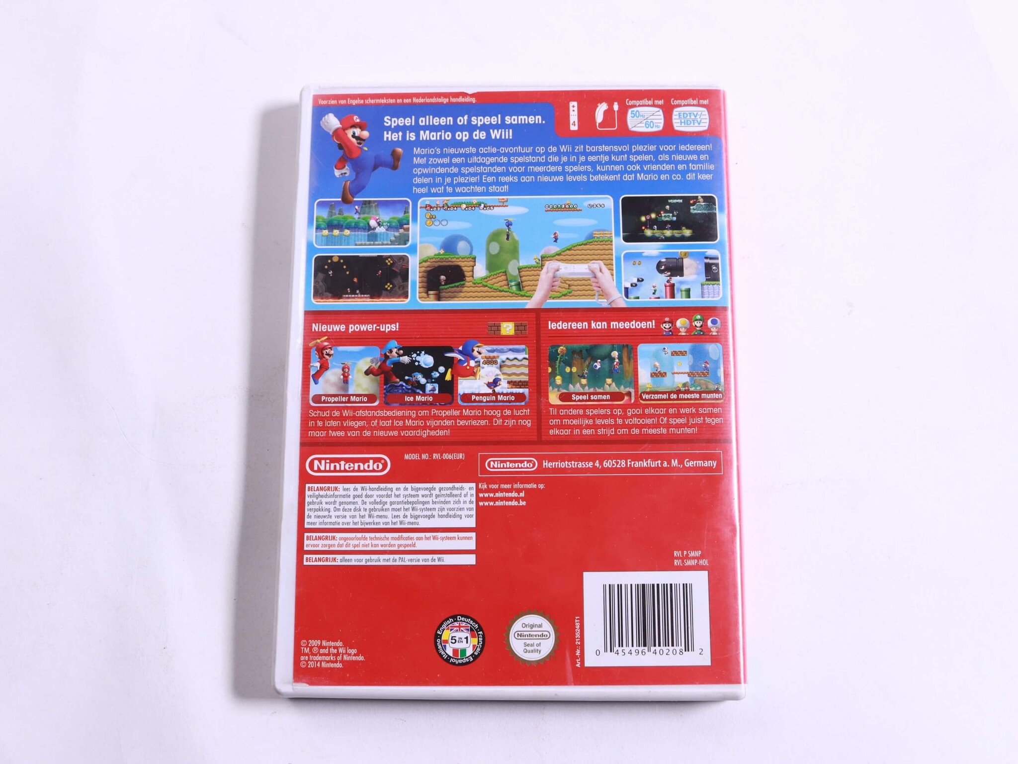 Wii - New Super Mario Bros. Wii - Nintendo - Nieuw - productfoto 3