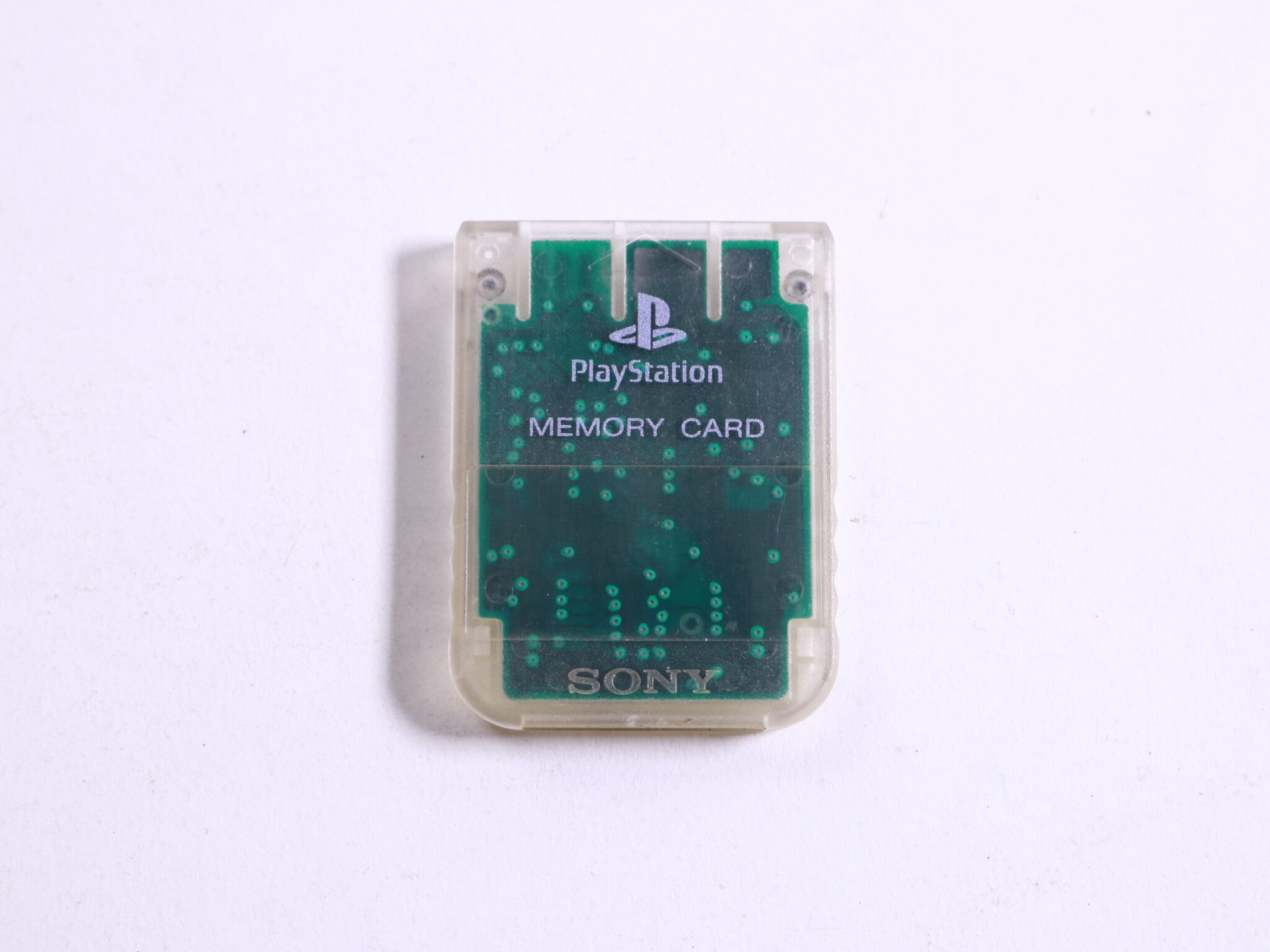 Playstation 1 - Memory Card Origineel - Transparant