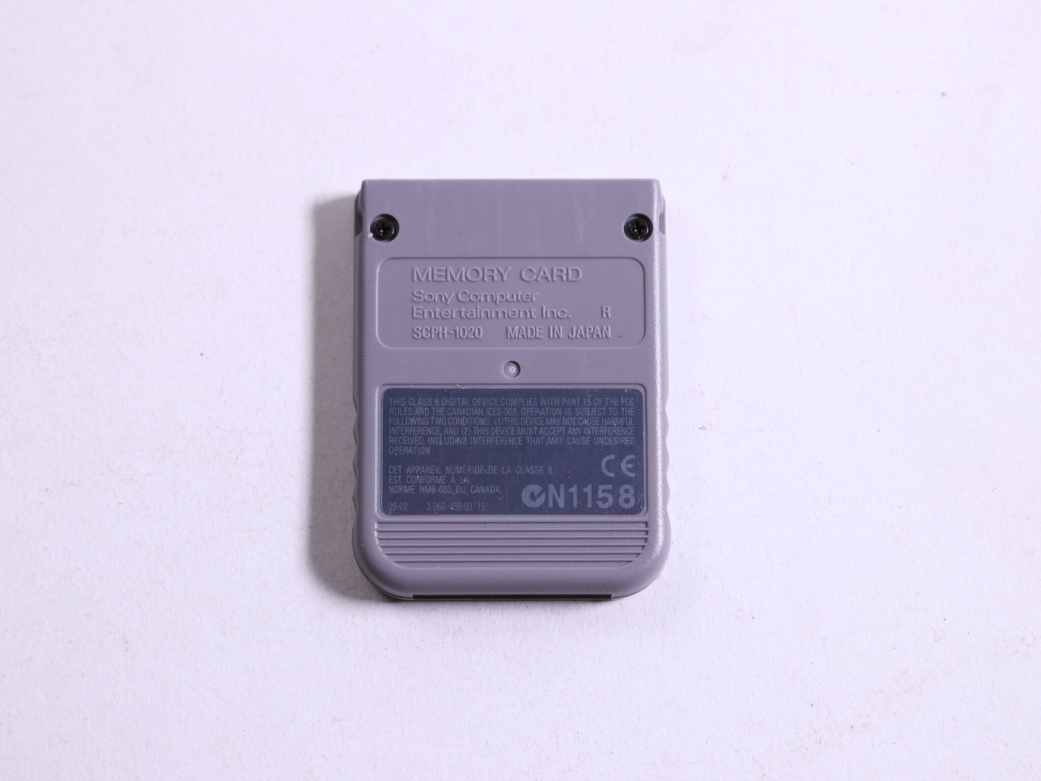 Playstation 1 - Memory Card Origineel (Grijs) - productfoto 2