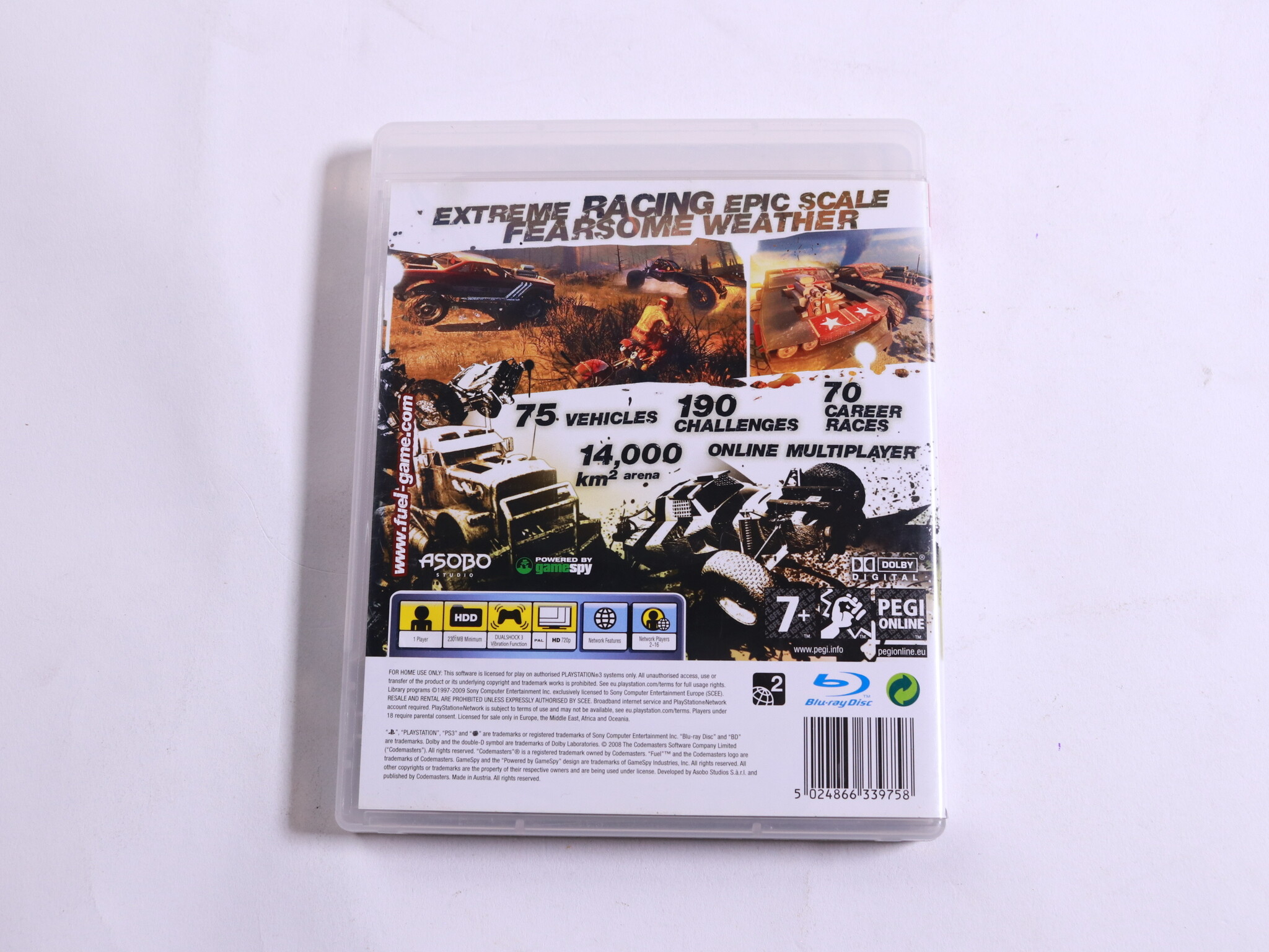 Playstation 3 - Fuel - Codemasters - productfoto 3
