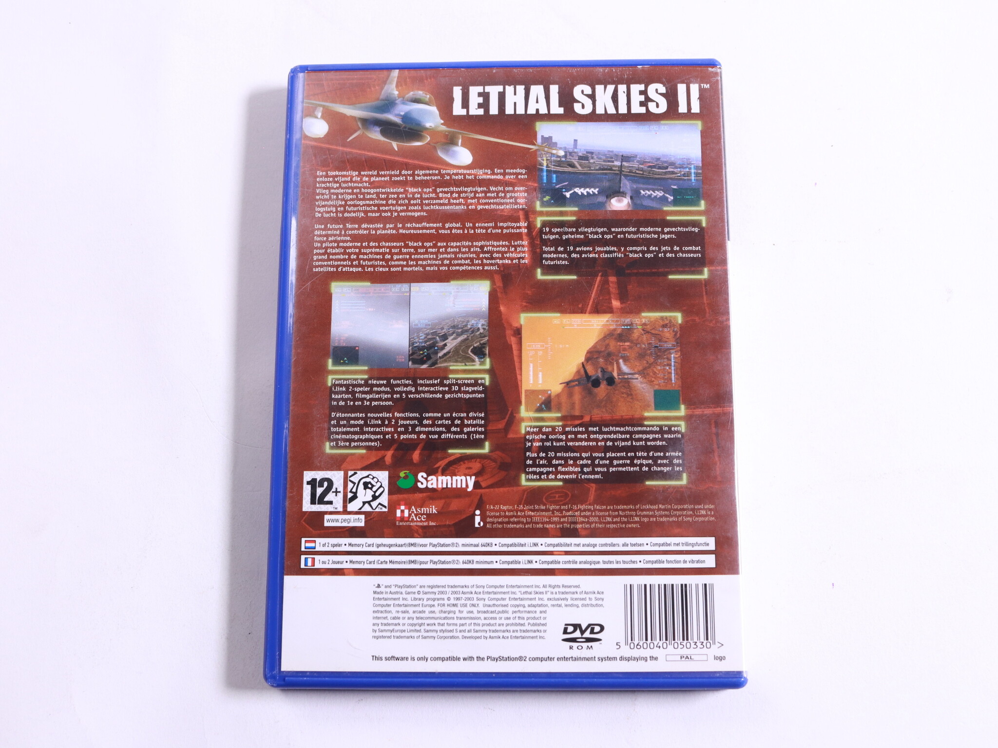 PlayStation 2 - Lethal Skies II - Sammy Studios - productfoto 3