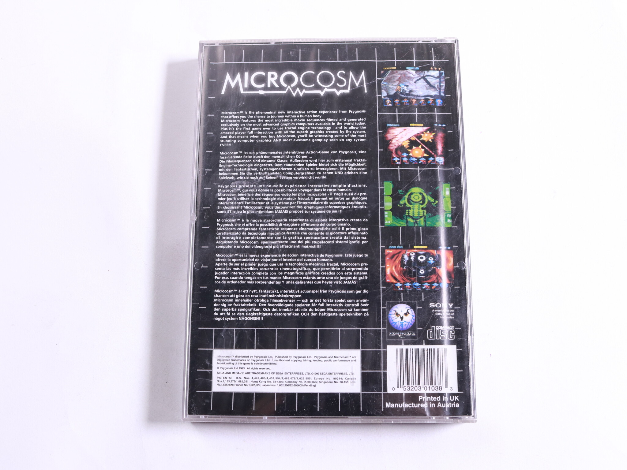 SEGA CD - Microcosm - Sega - productfoto 3