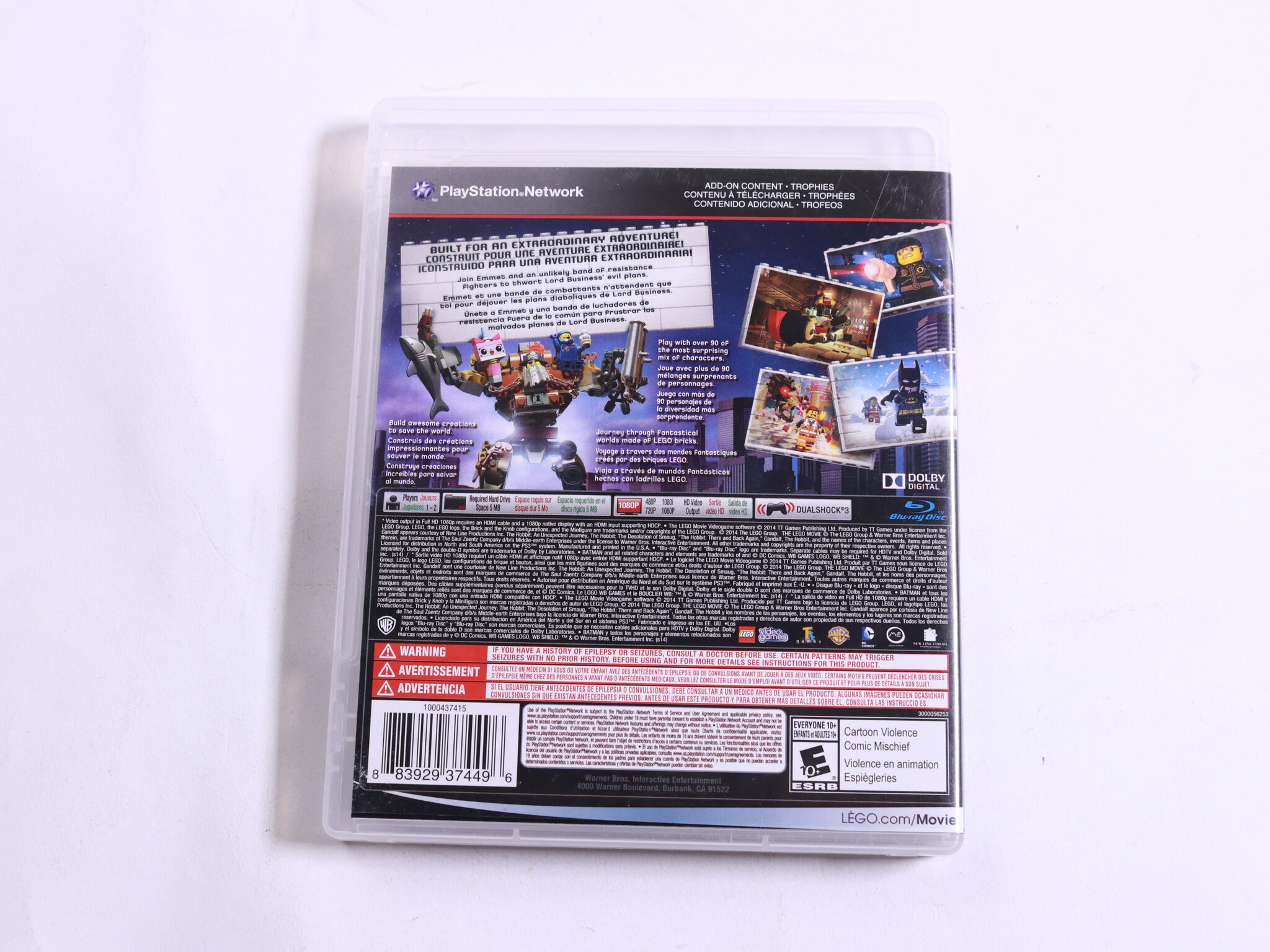 PlayStation 3 - The Lego Movie Video Game - TT Fusion - productfoto 3