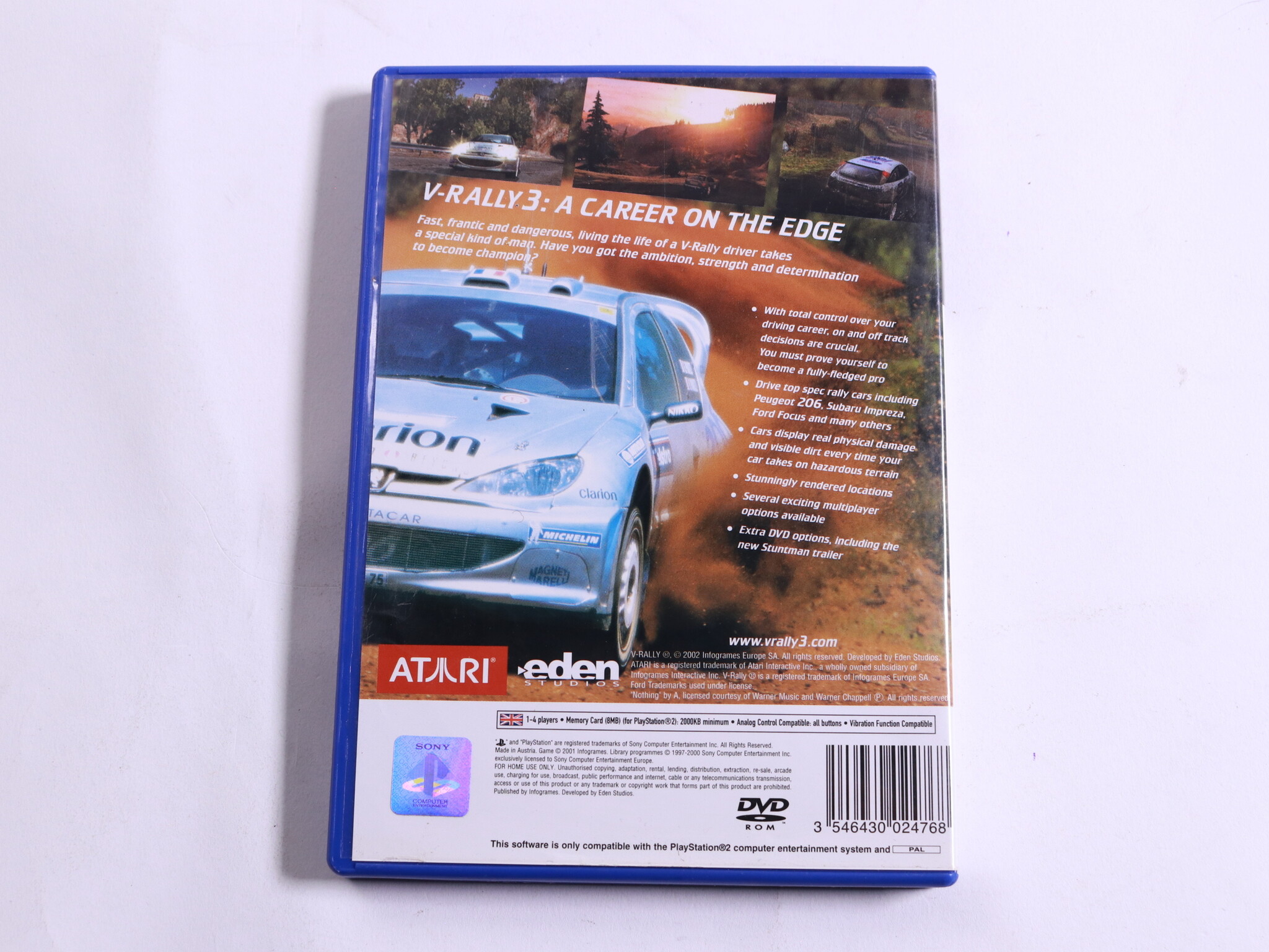 Playstation 2 - V-Rally 3 - Eden Studios - productfoto 3