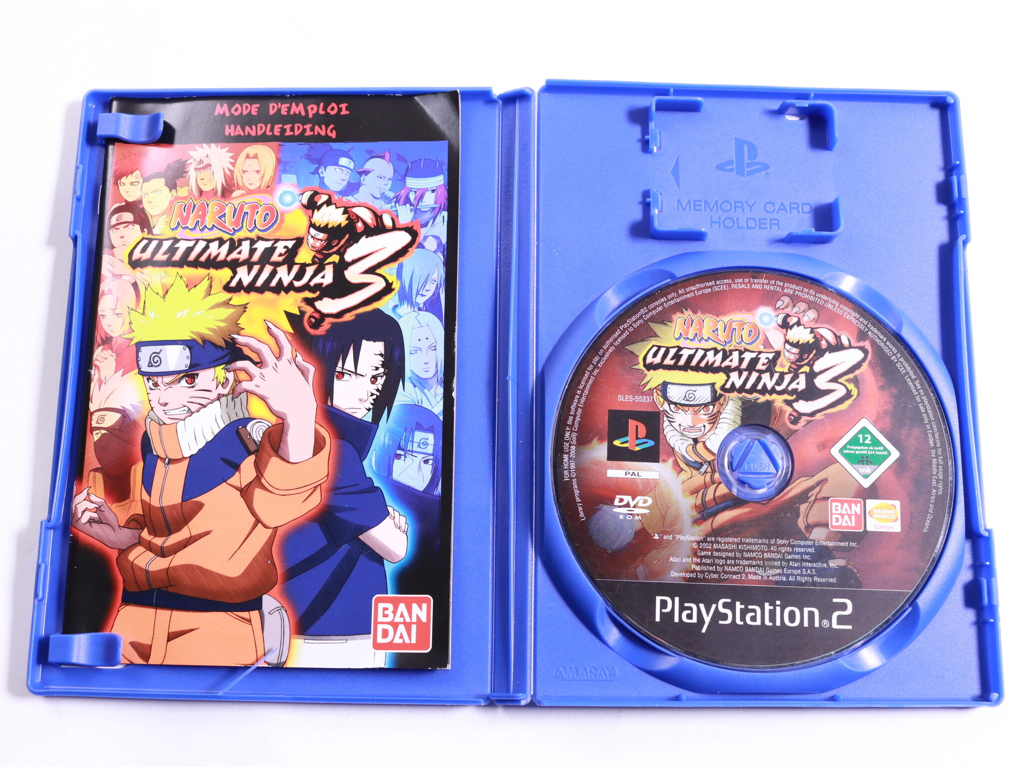 Playstation 2 - Naruto: Ultimate Ninja 3 - CyberConnect2 - productfoto 2