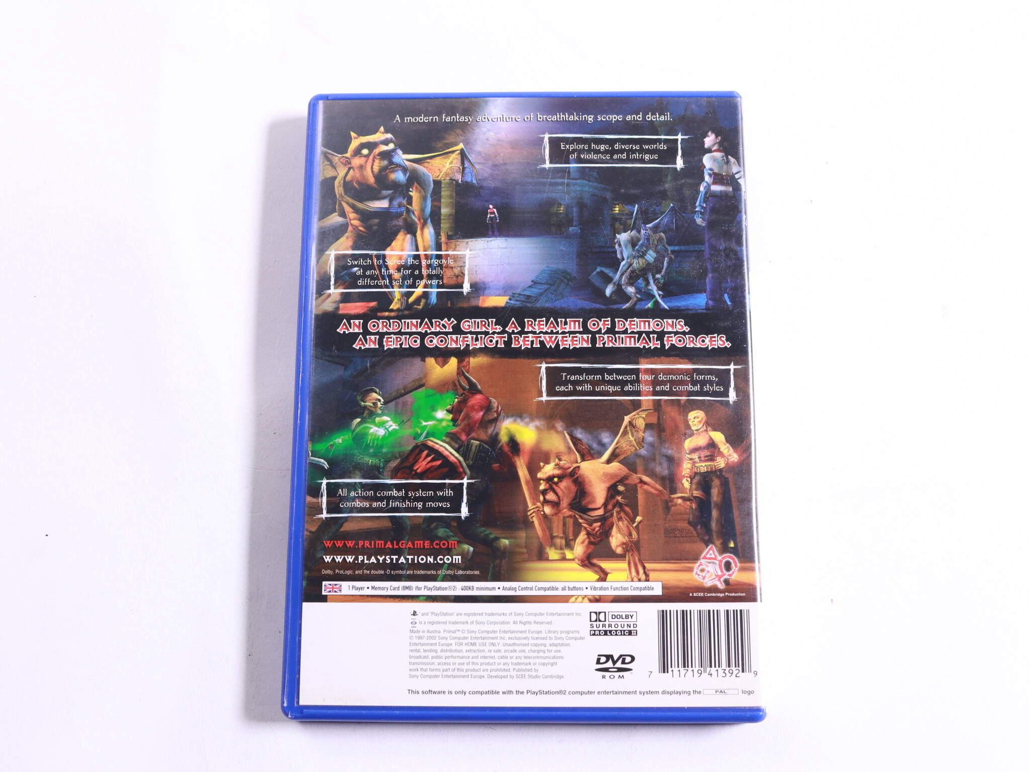 PlayStation 2 - Primal - SCE Studio Cambridge - productfoto 3
