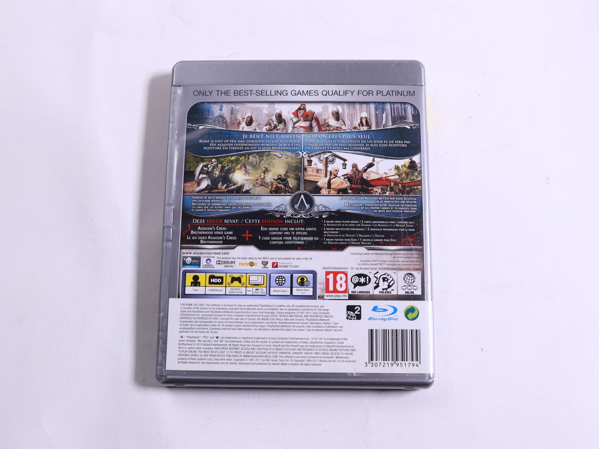 Playstation 3 - Assassins Creed Brotherhood [Platinum] - Ubisoft - productfoto 3