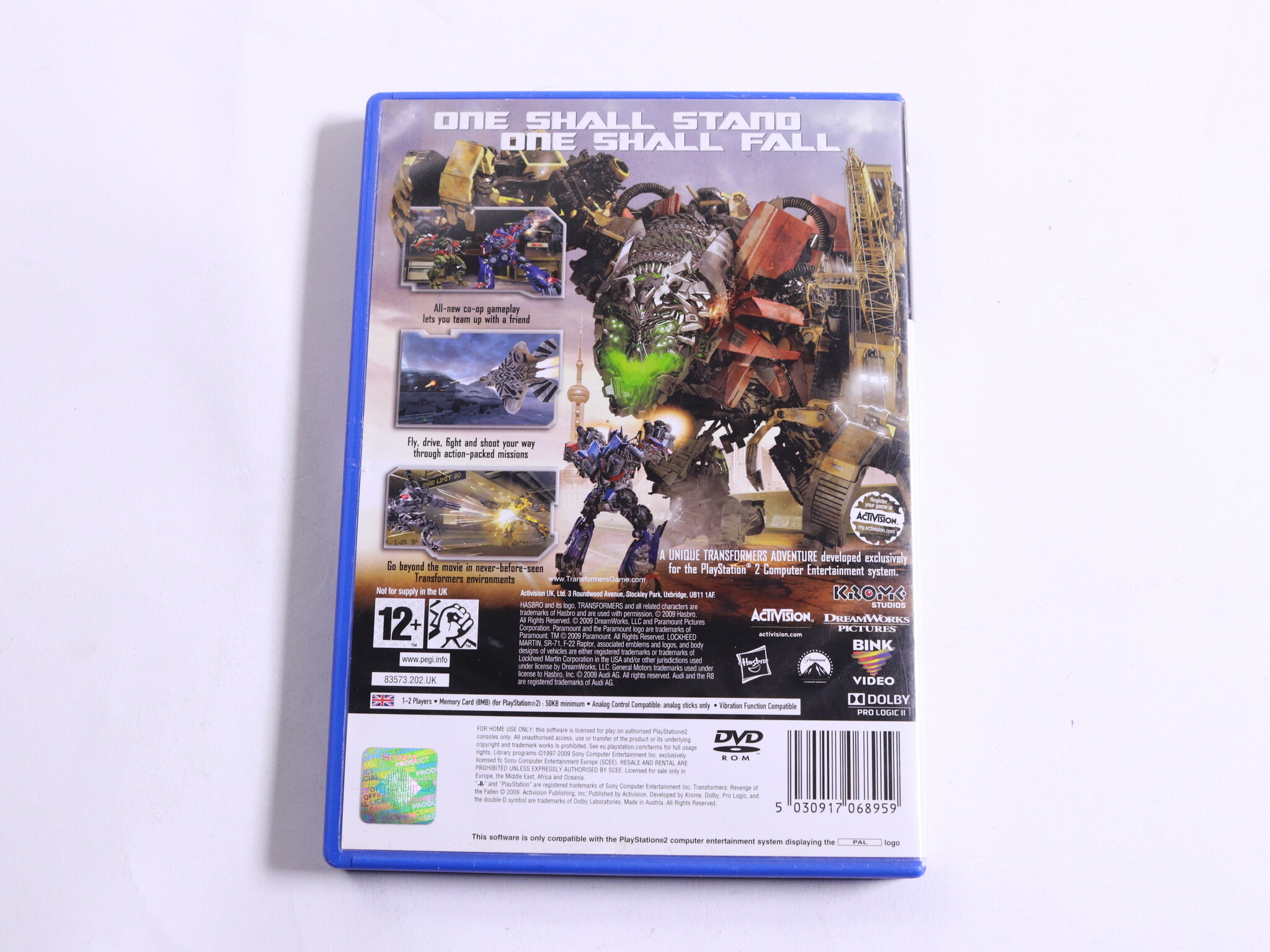 PlayStation 2 - Transformers: Revenge of the Fallen - Luxoflux - productfoto 3