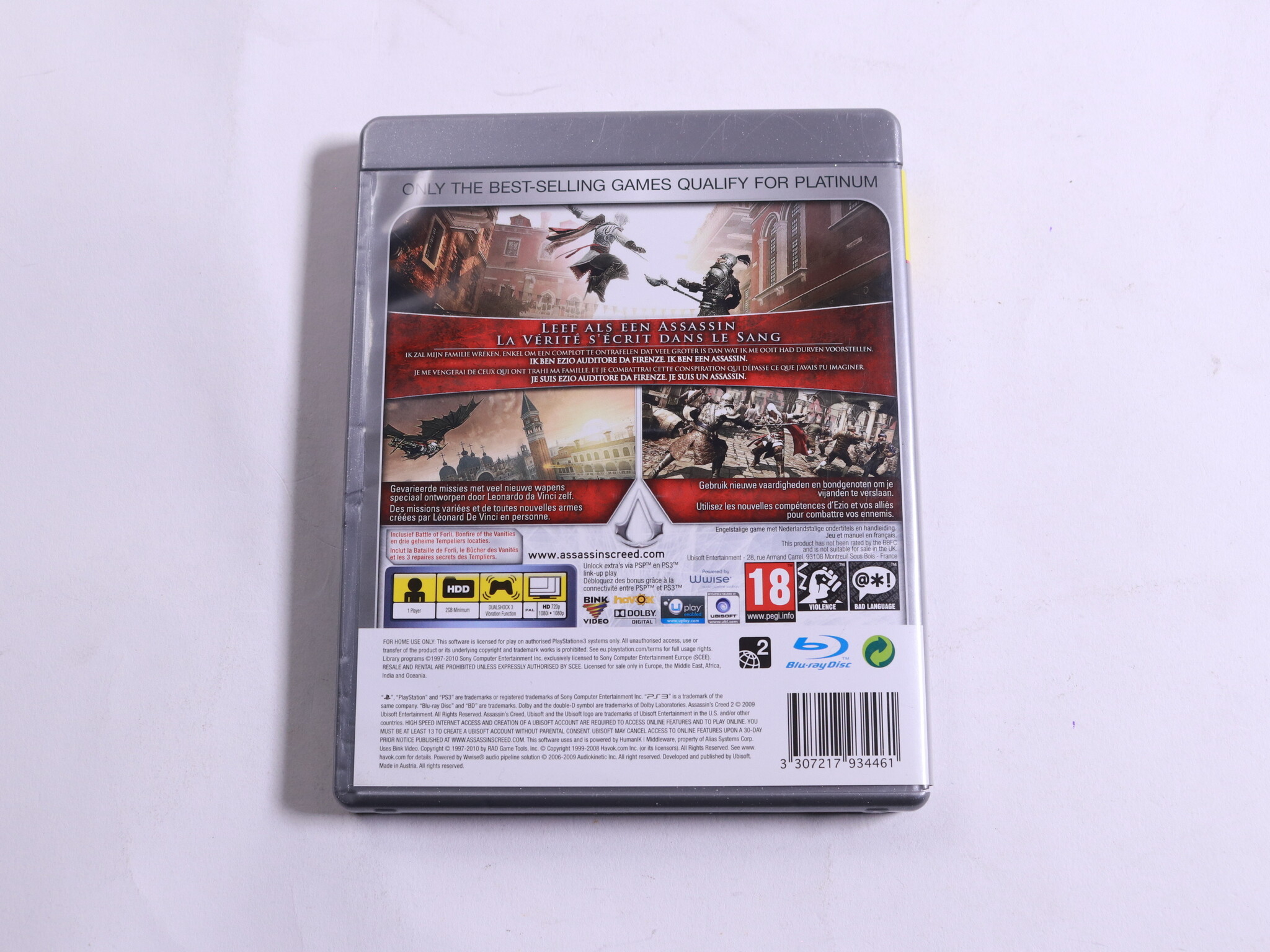 Playstation 3 - Assassins Creed 2 [Platinum] - Ubisoft - productfoto 3