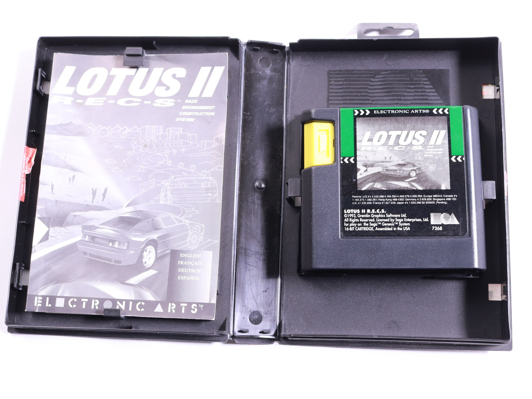 SEGA Genesis - Lotus II: R.E.C.S. - Magnetic Fields - productfoto 2