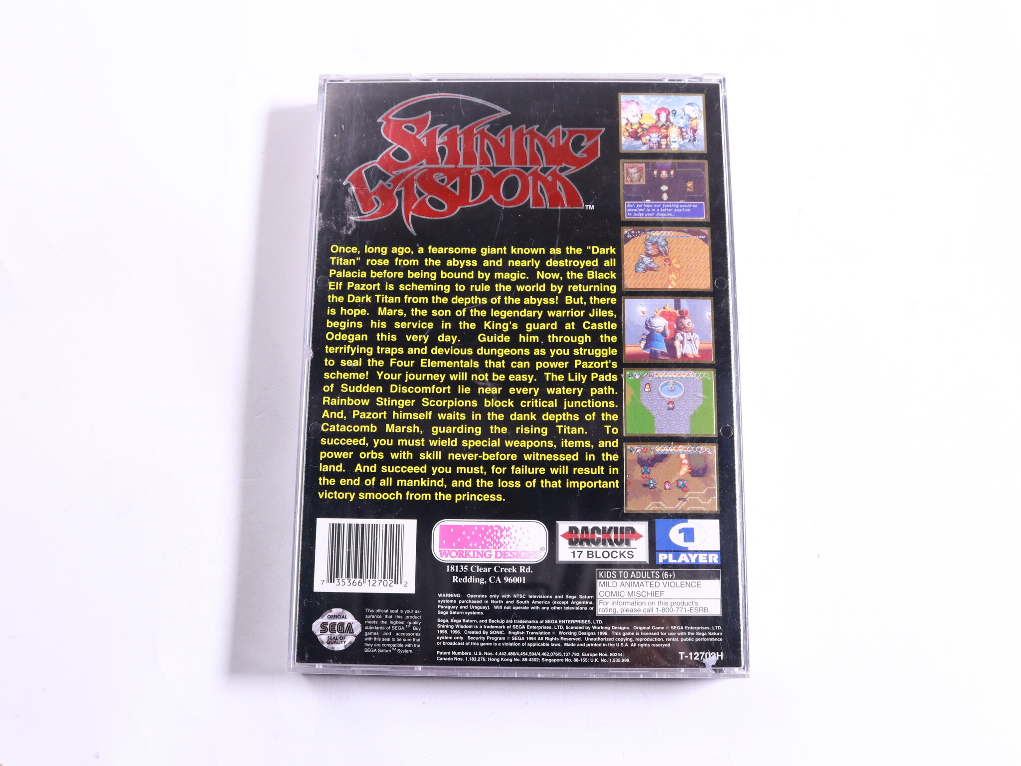 SEGA Saturn - Shining Wisdom - Sega - productfoto 3