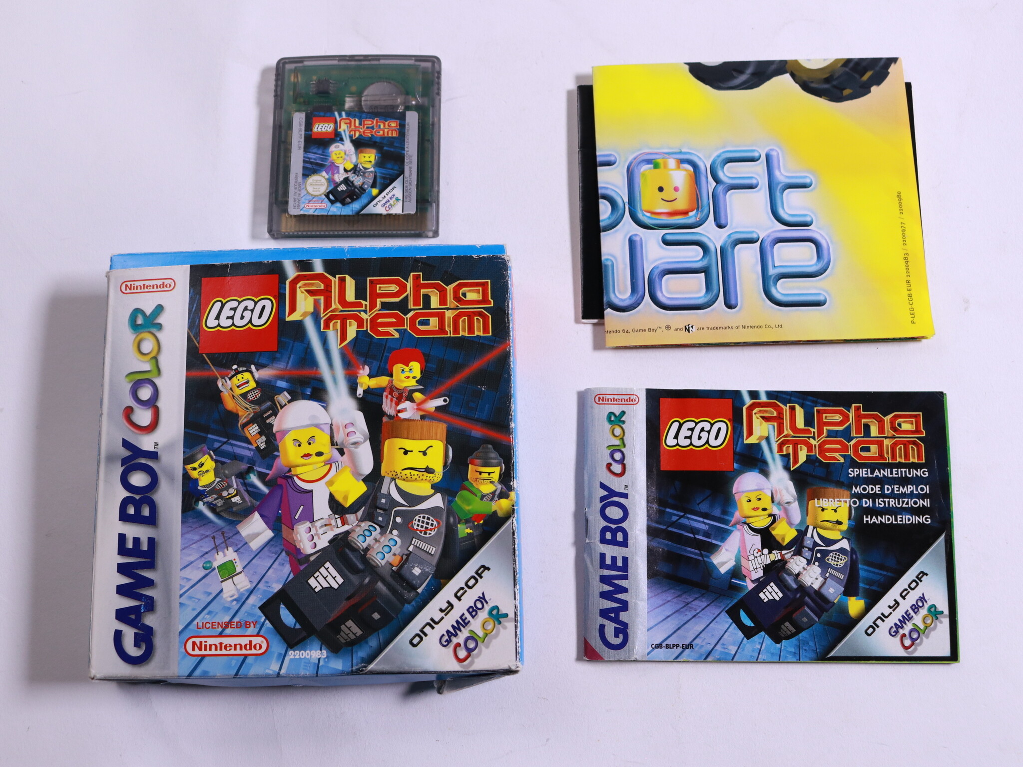 Game Boy Color - Lego Alpha Team - Boxed CIB - Lego Media - productfoto 3