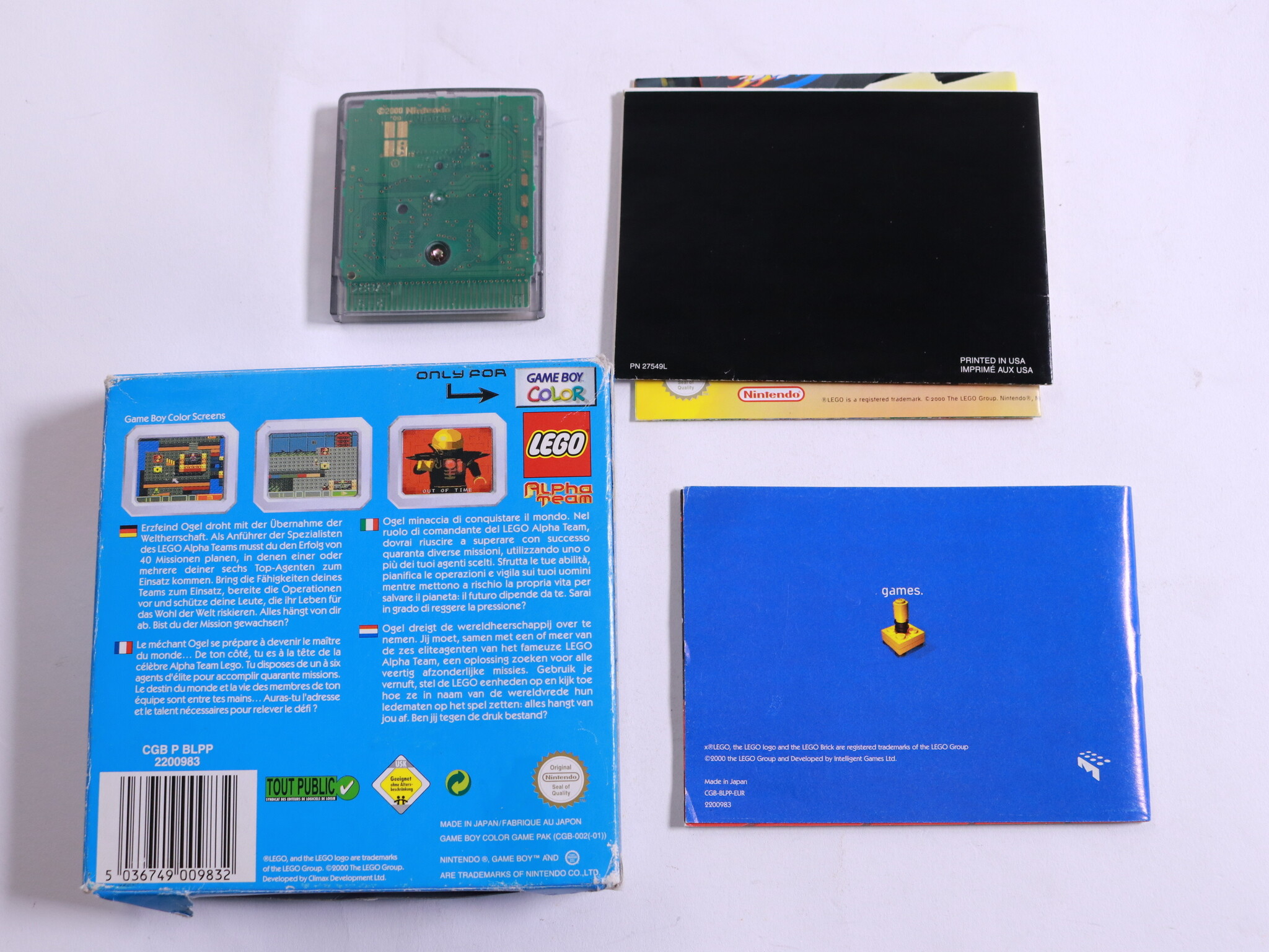 Game Boy Color - Lego Alpha Team - Boxed CIB - Lego Media - productfoto 4